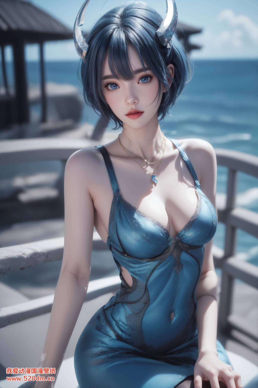 仿佛一触即发今天给大家带来一款静态国漫女神巴巴塔的竖屏壁纸