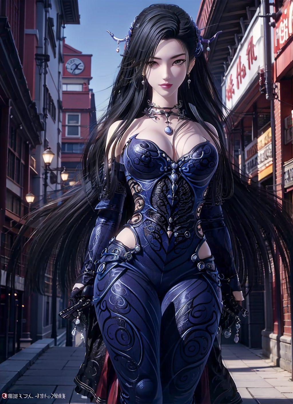 动态壁纸素材潮女妖轻松换上