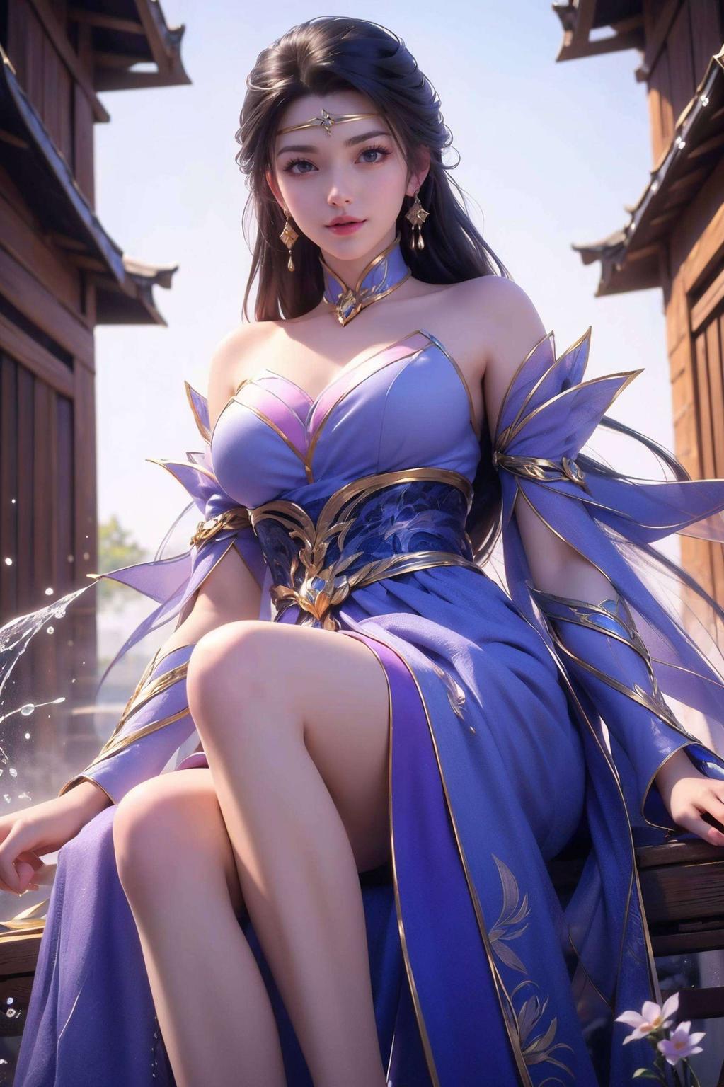 仙武传楚灵玉三次建模高清壁纸