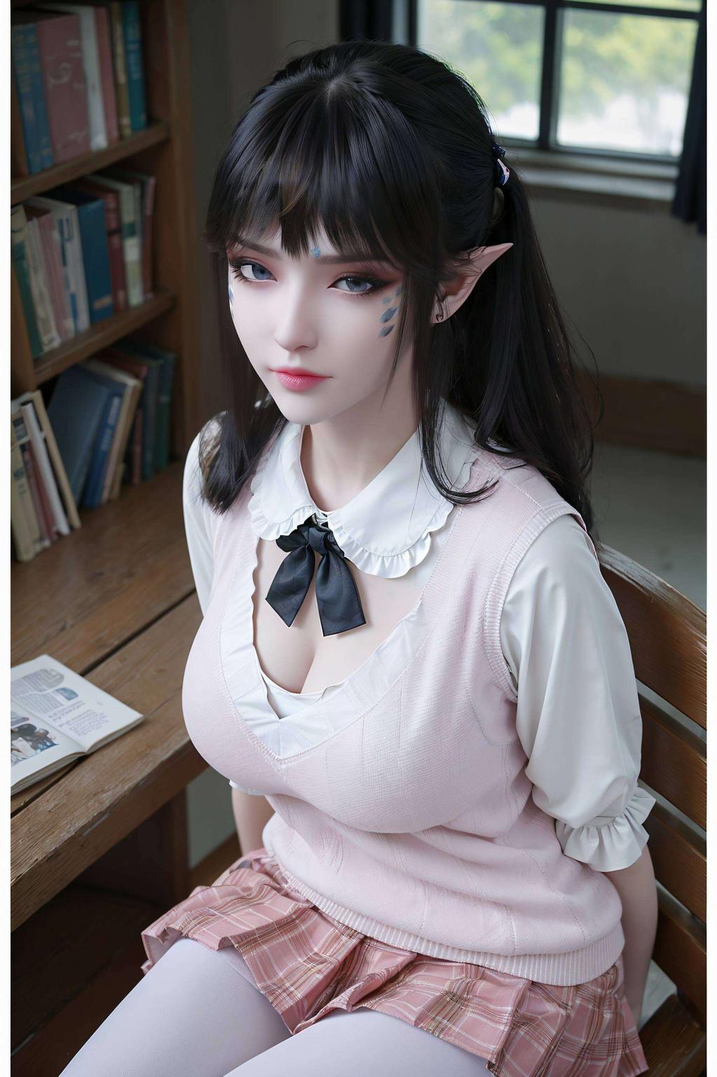 仿佛能闻到花香感受那古典美人的婉约气质