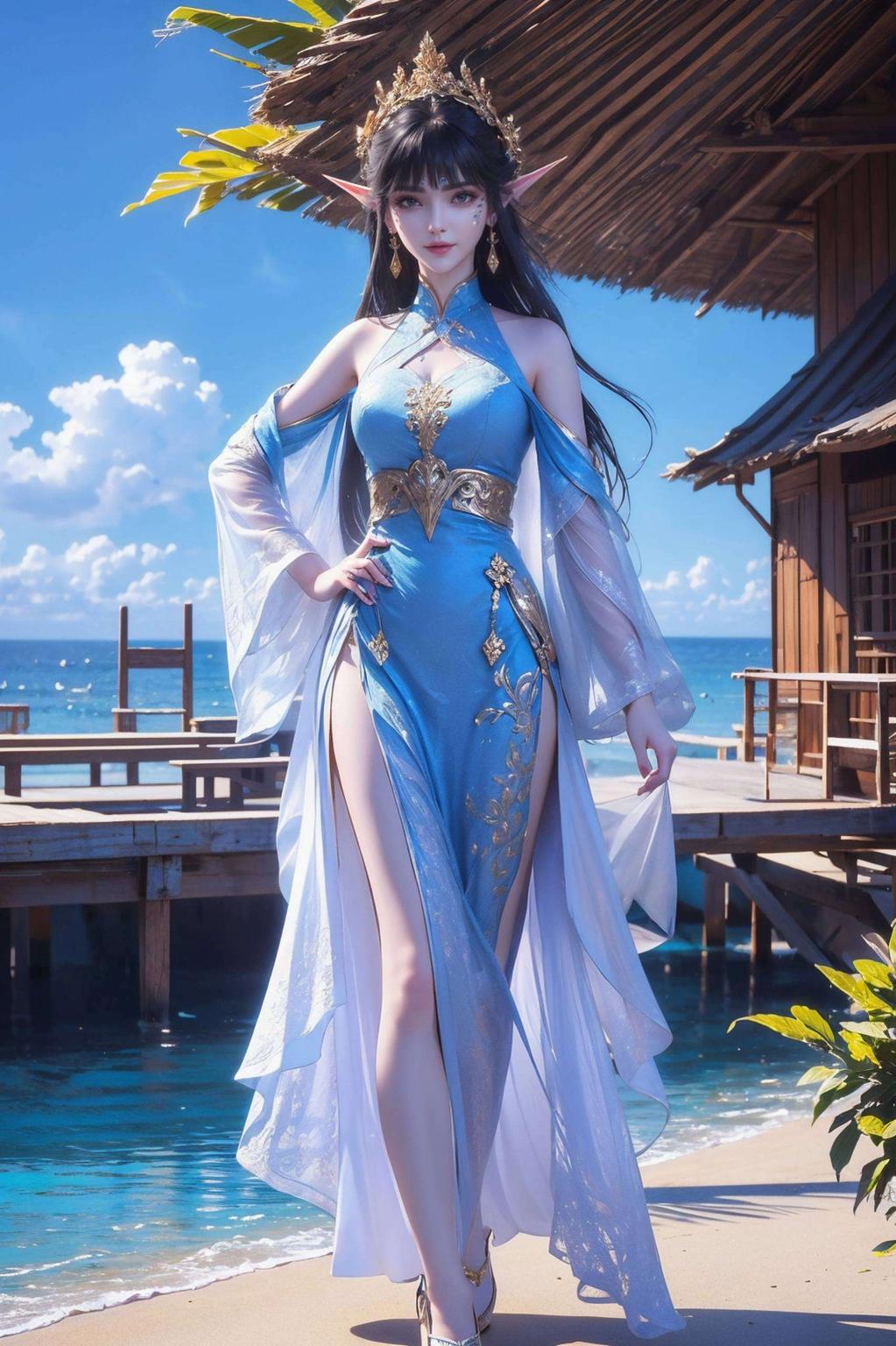 今天给大家分享一款超美的4K高清壁纸——AI素材凤清儿壁纸
