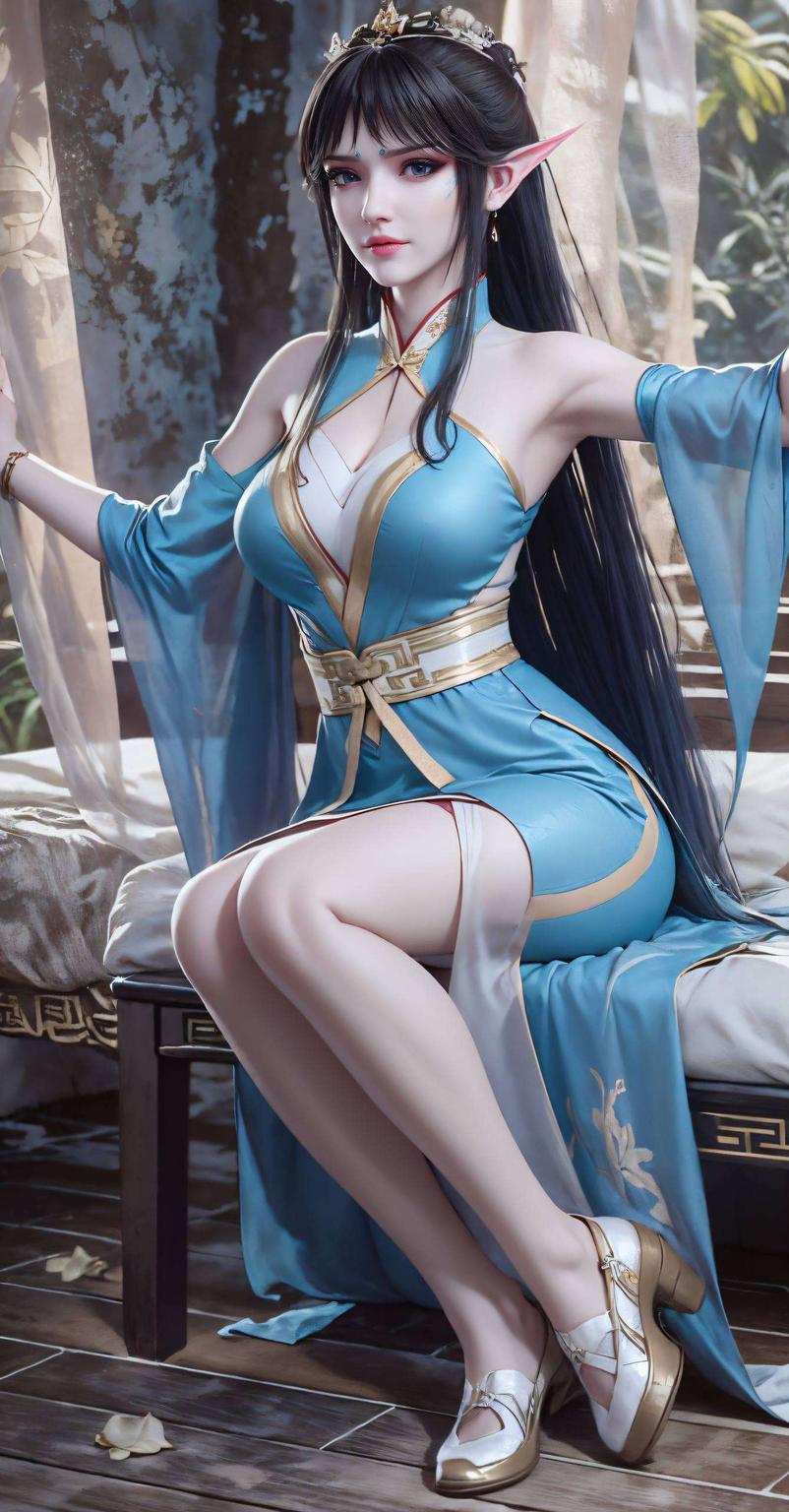 凤清儿尽享视觉盛宴