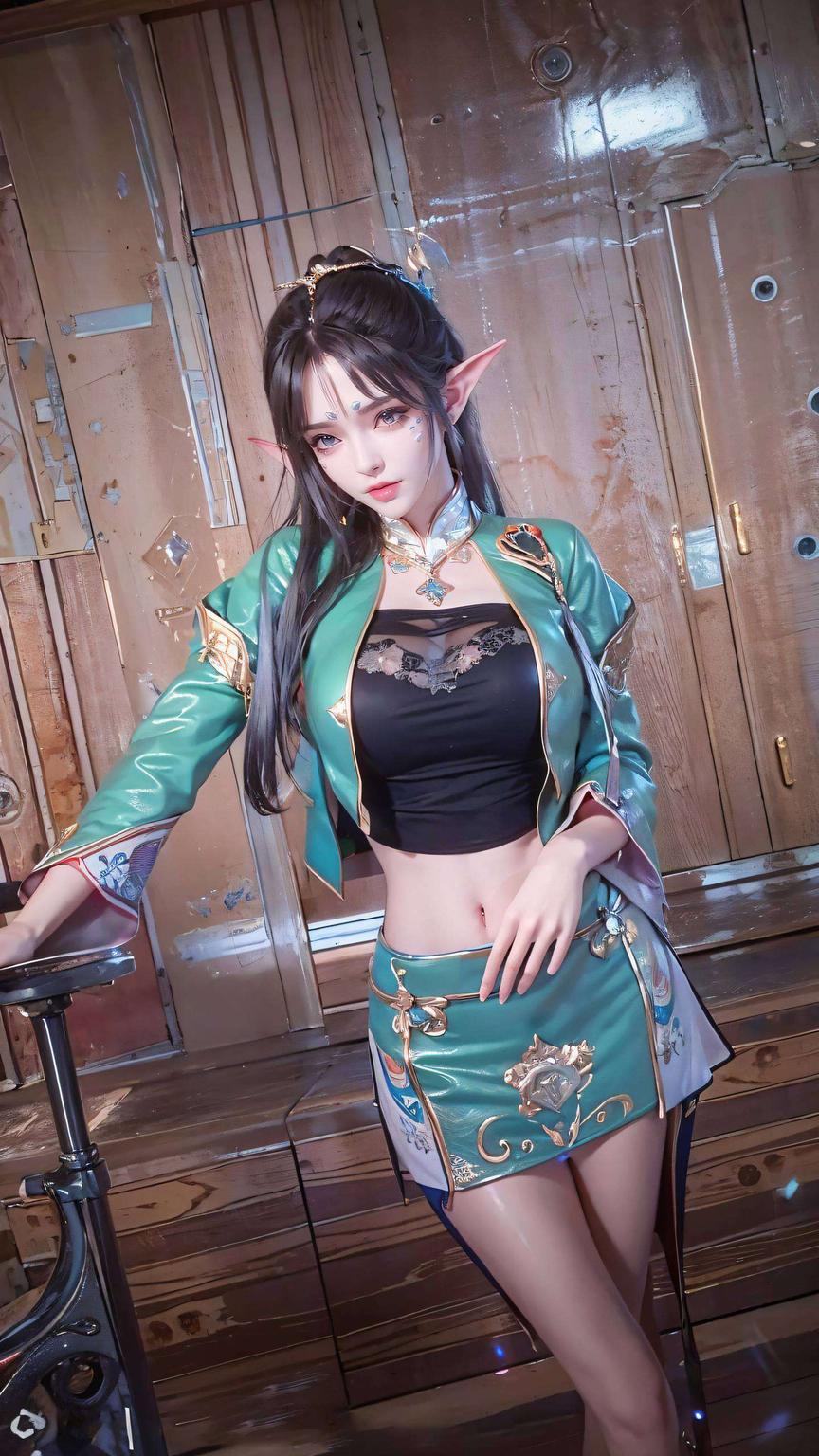 快来看看这图文结合的ai素材感受清儿的魅力吧！