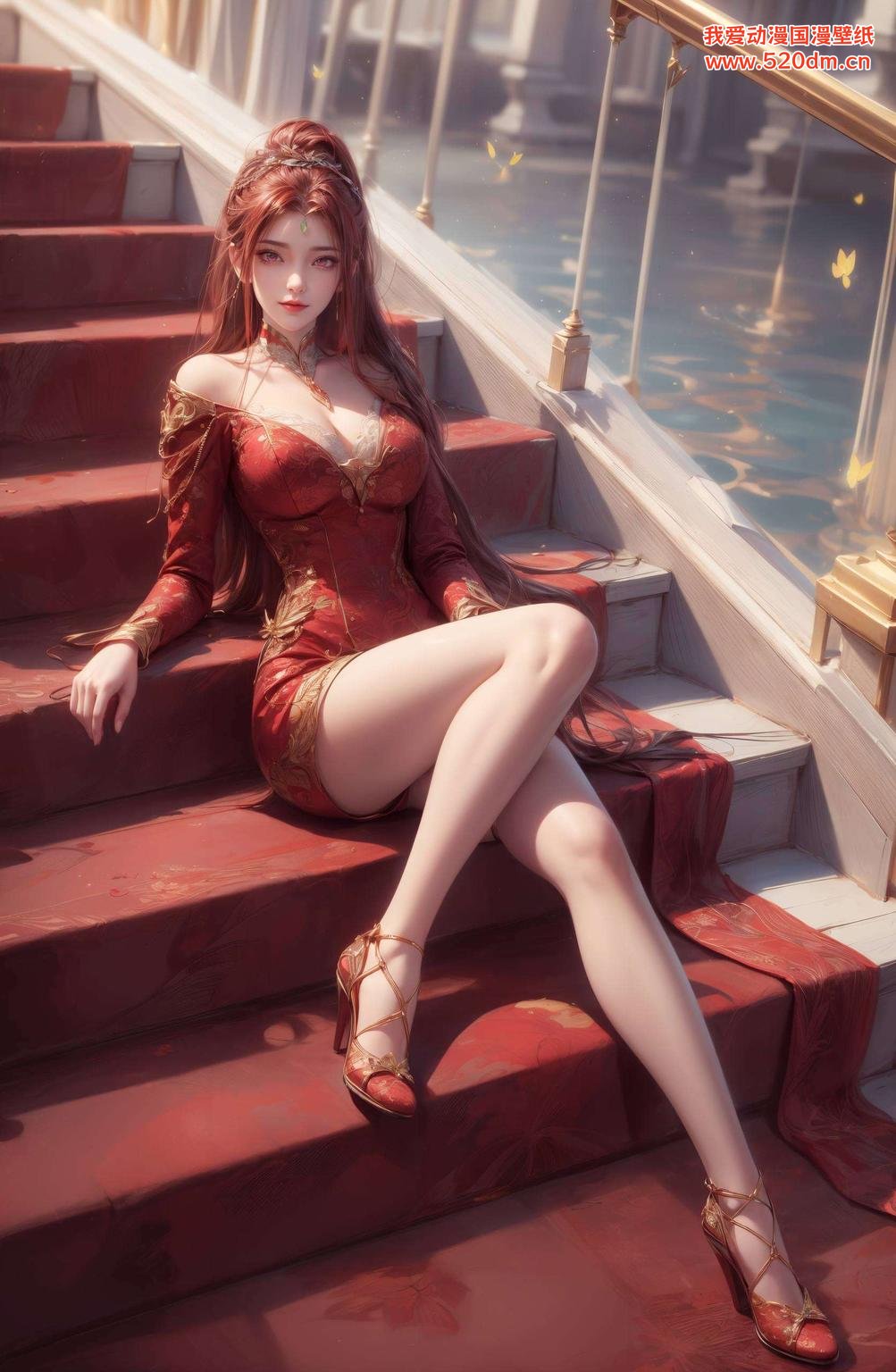 旗袍映霞尽显东方韵味