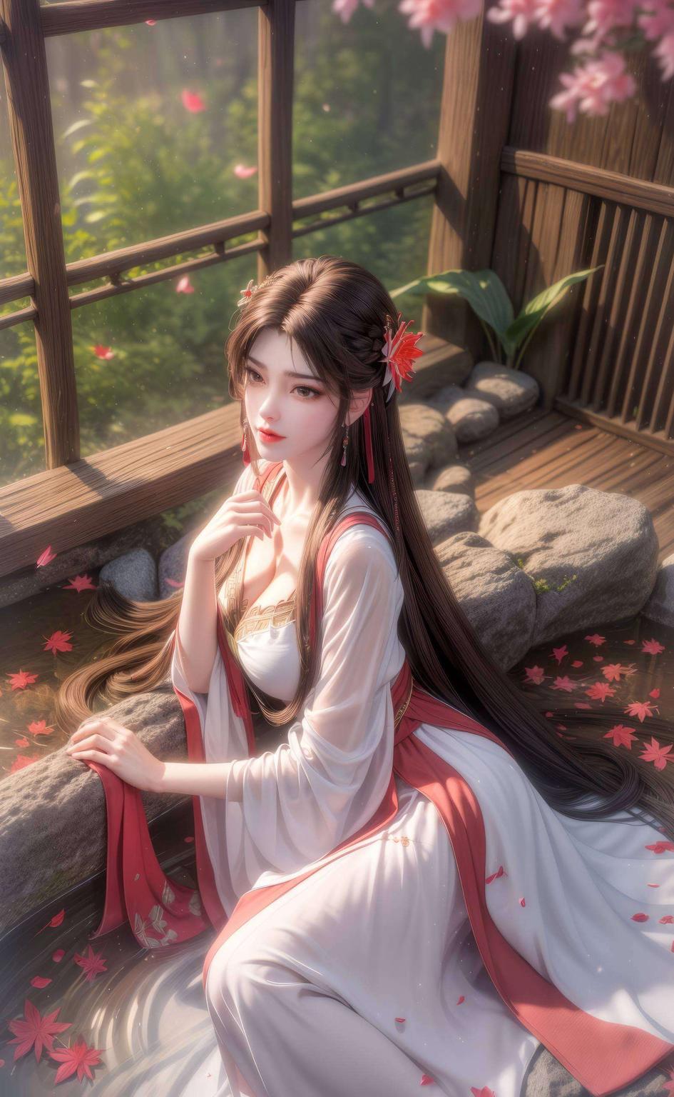 这款1920x1080极简壁纸火灵儿正脸高清