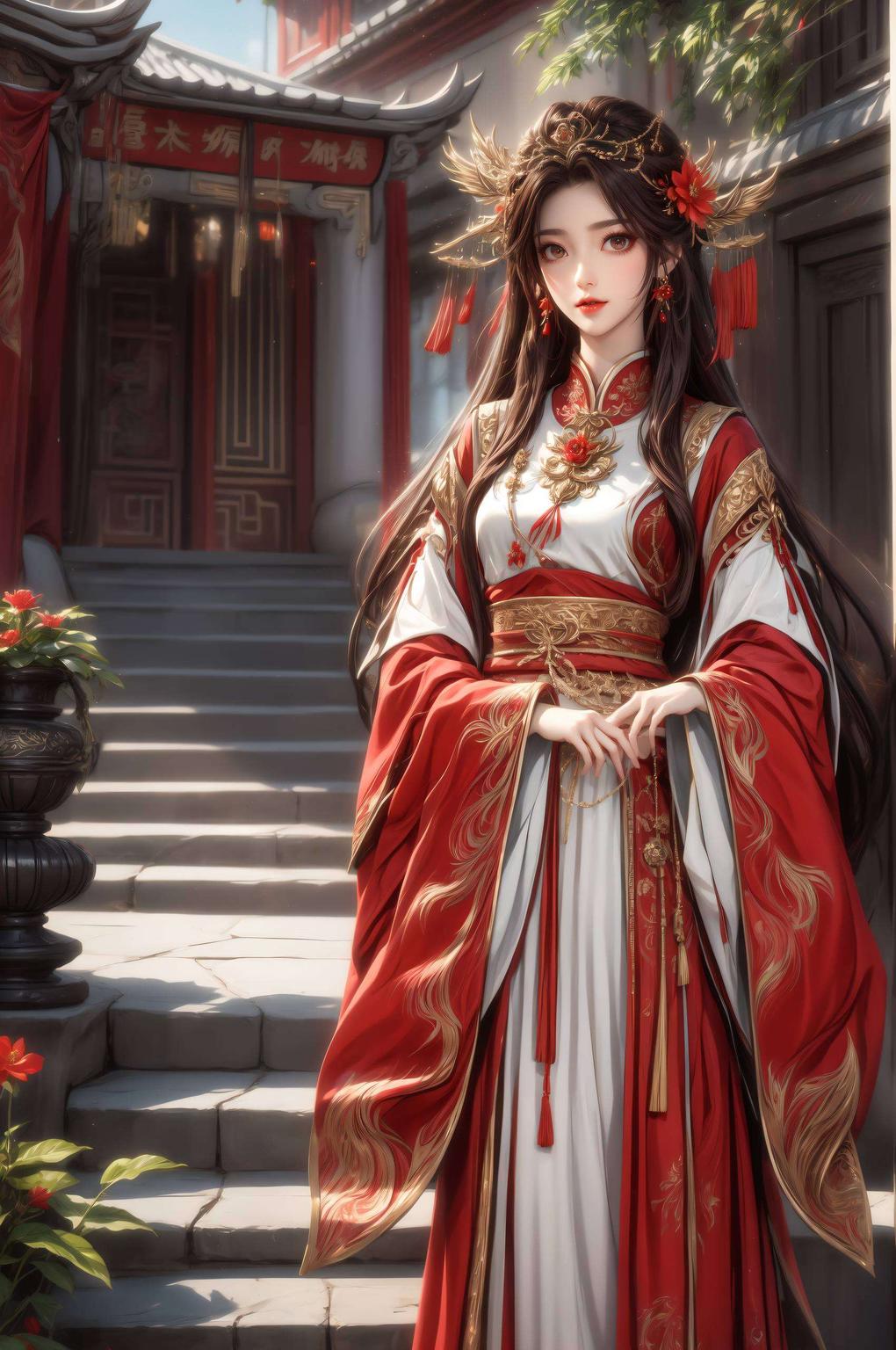 护眼色彩仿佛能感受到火灵儿的灵动眼神和飘逸衣袂