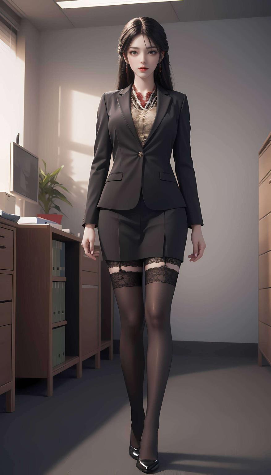 炫彩撞色火灵儿2D壁纸