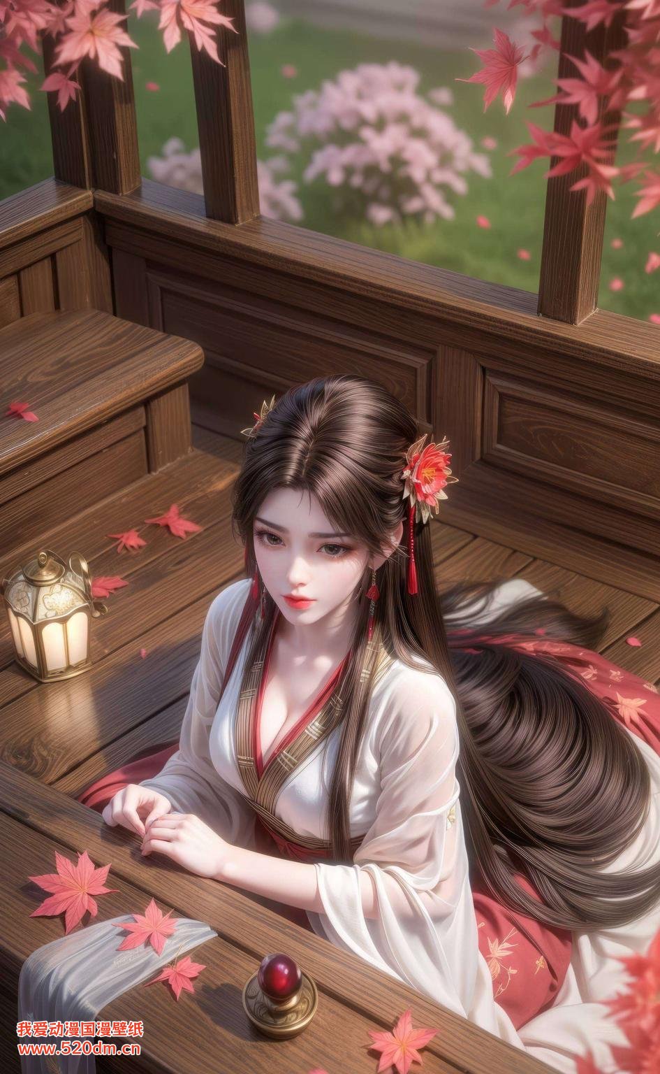 高清壁纸唯美呈现火灵儿新建模凤冠霞帔