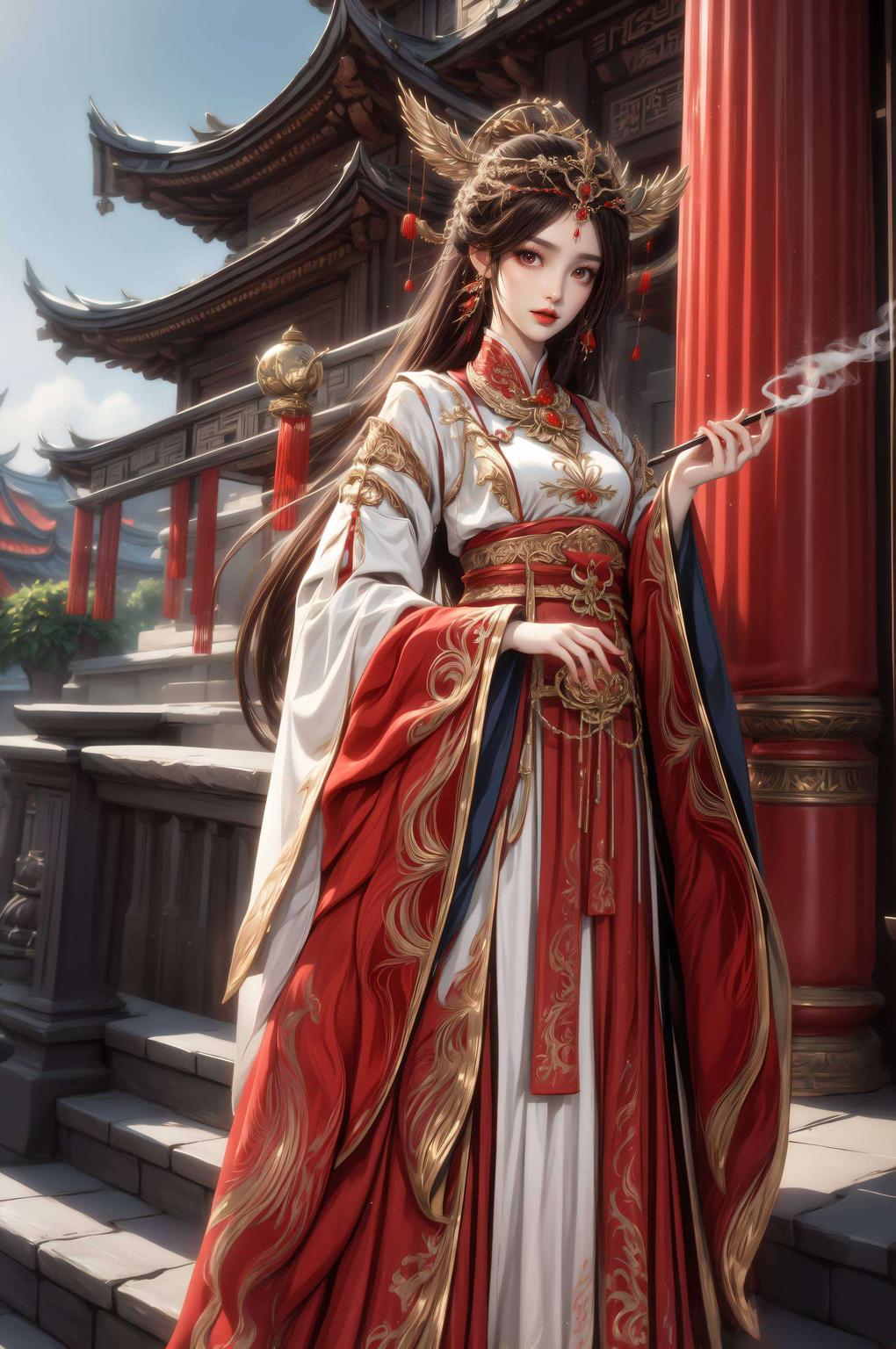 点亮平板火灵儿炫彩壁纸亮相