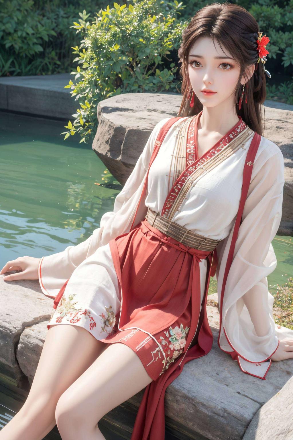 眼神灵动更有动态美女火灵儿动漫角色