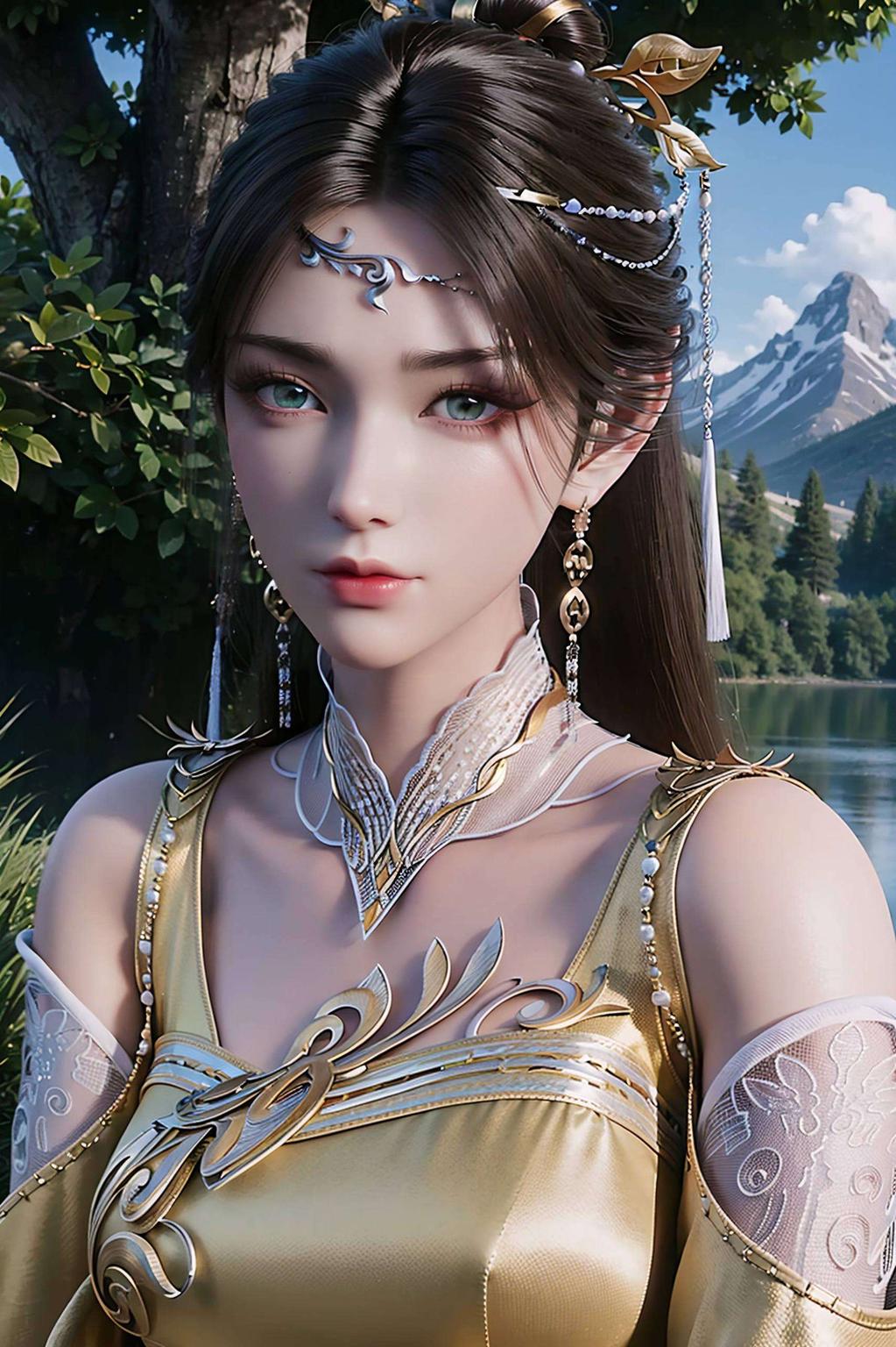 金瓶儿带脚高清壁纸古韵十足