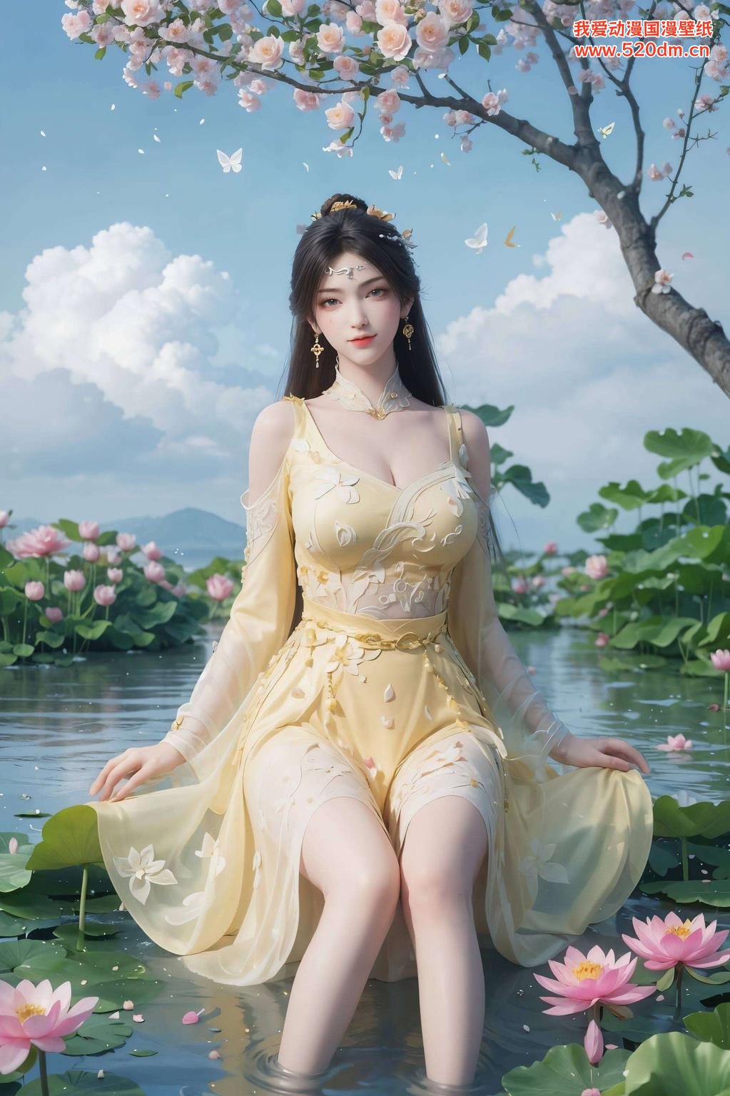 仿佛置身古典仙境金瓶儿小孩俏皮可爱