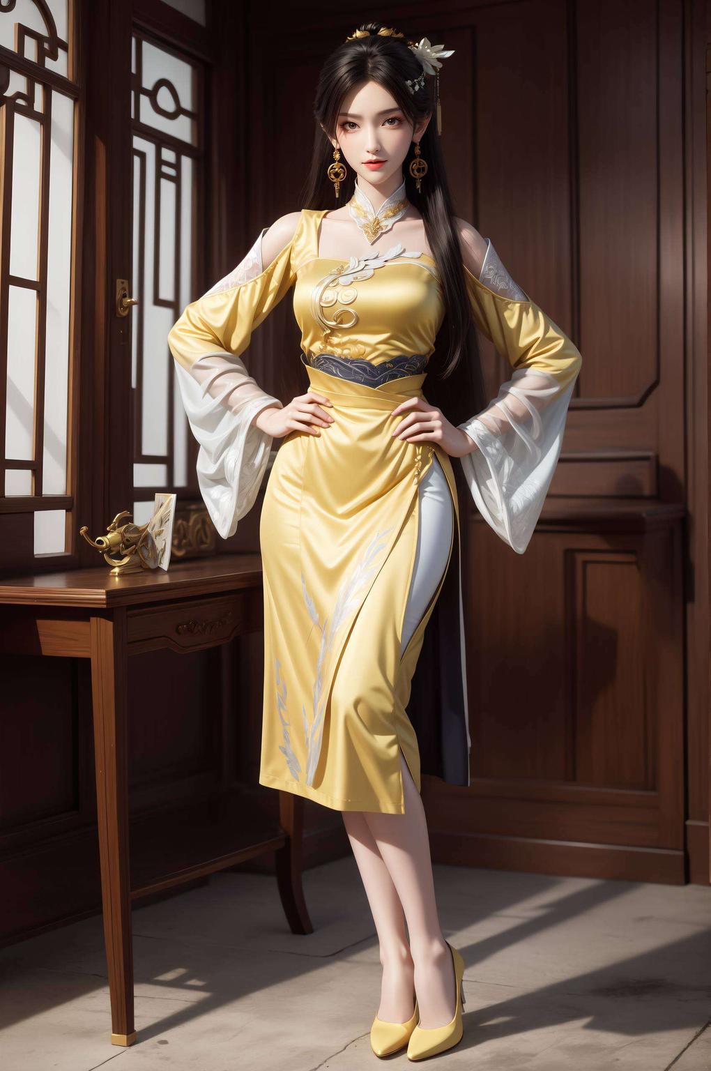 高清全屏金瓶儿美女壁纸