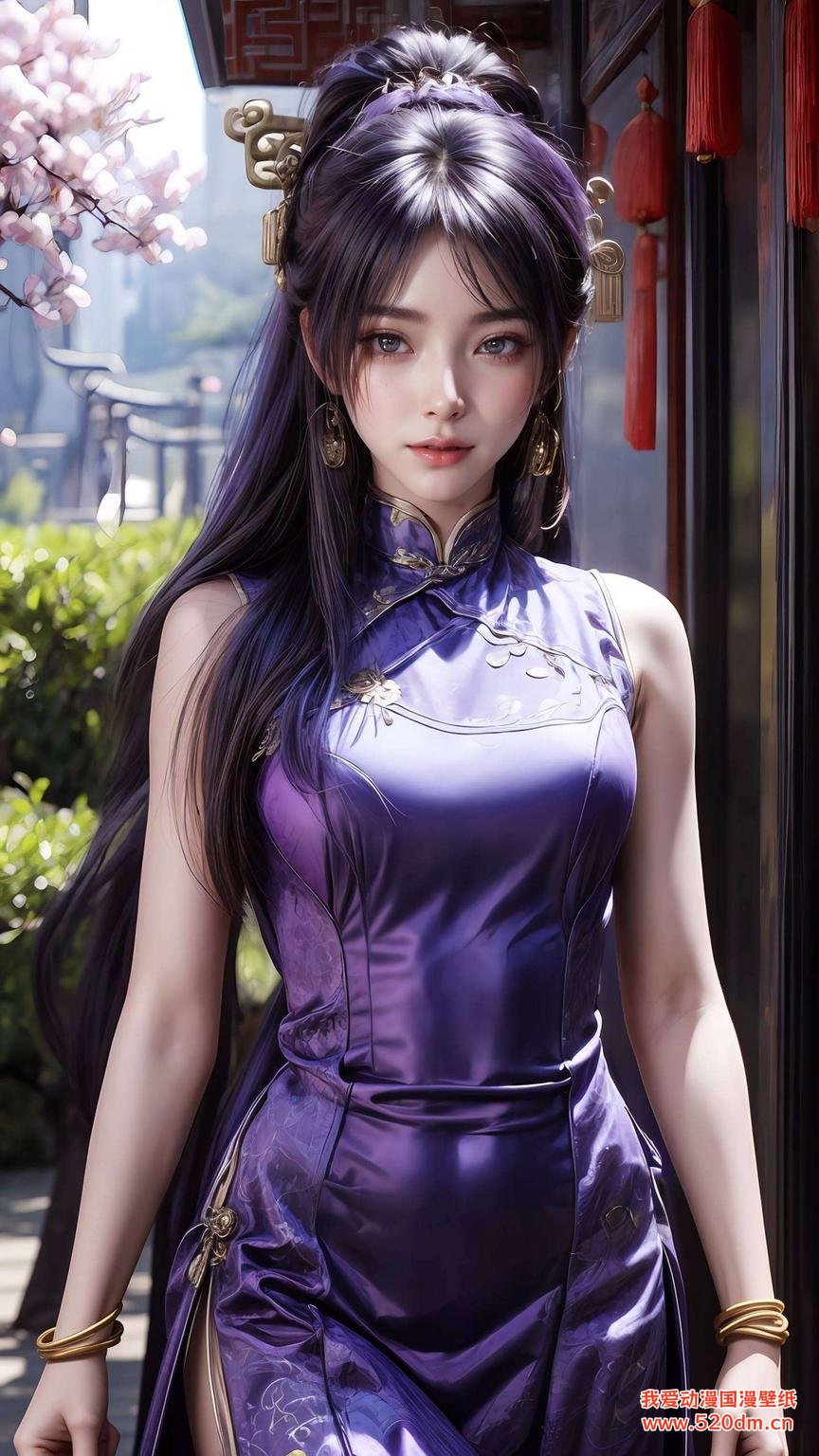 带你领略Ipad艺术壁纸之美！细腻笔触描绘动漫世界Wallpaper壁纸姬紫月