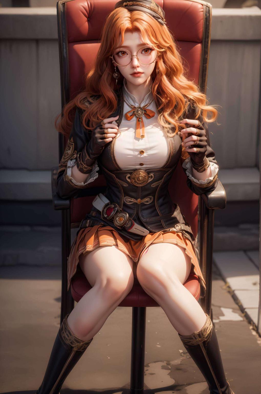 各位二次元的小伙伴们！今天给大家带来一款静态炫彩壁纸主角是我们的橘子姐！长腿壁纸了解一下？看这大长腿