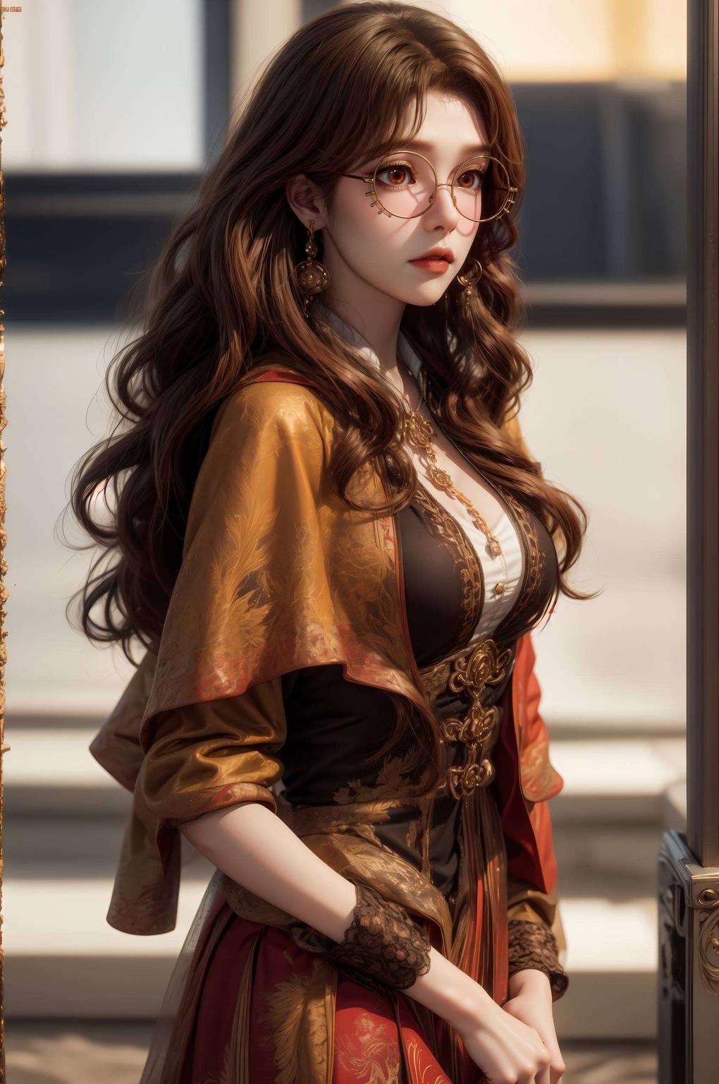 淡雅的色彩中透着丝丝忧伤美得让人心疼！