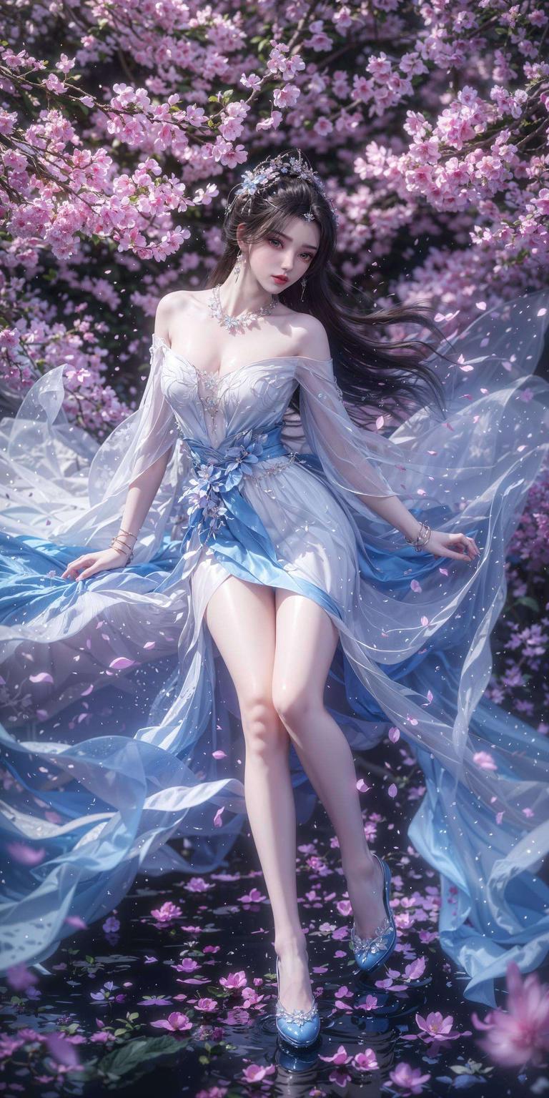 紫色花朵与绿叶交织还能护眼哦！李慕婉的唯美壁纸图文