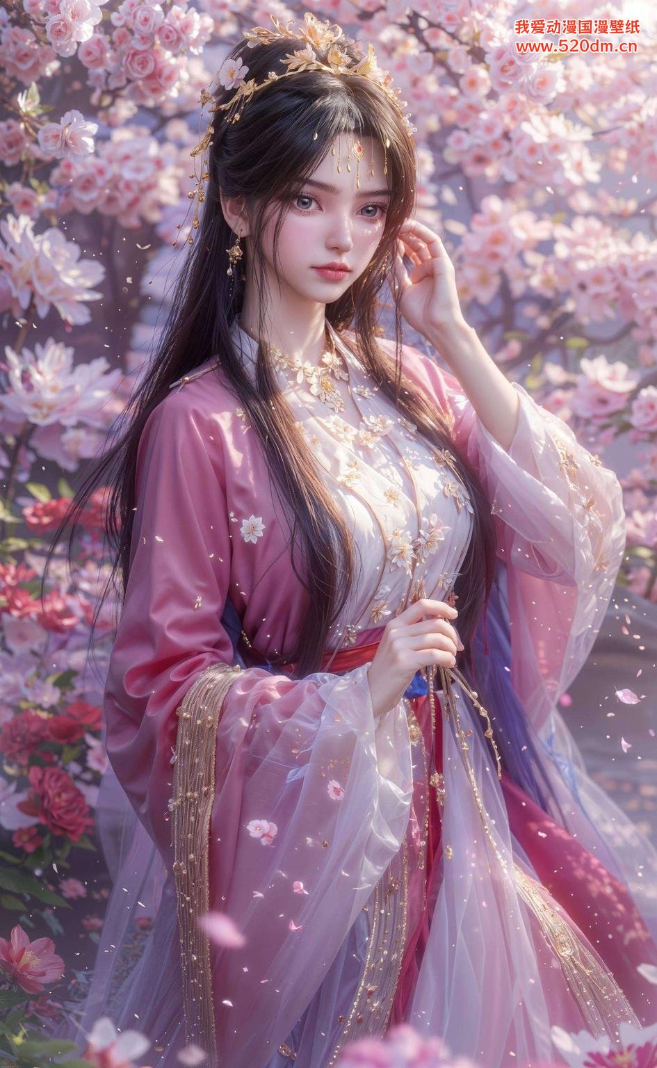 来看这款李慕婉的可爱女头！粉嫩背景映衬着她甜美的笑容瞬间点亮你的屏幕！