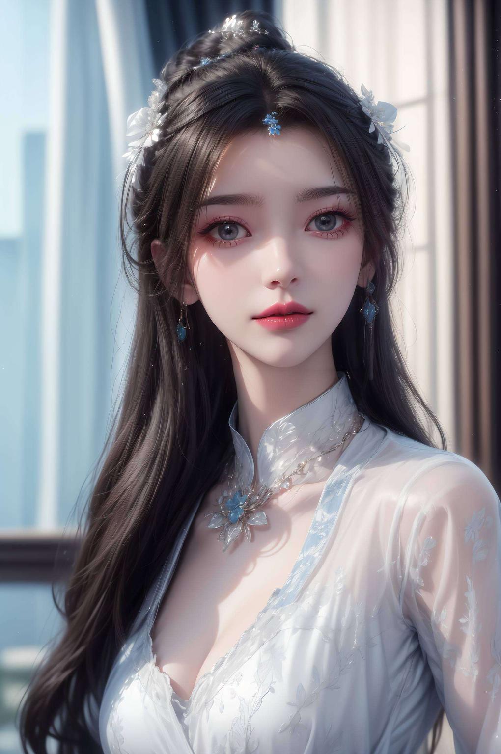 放在电脑桌面上国漫女神李慕婉的美貌简直让人心动