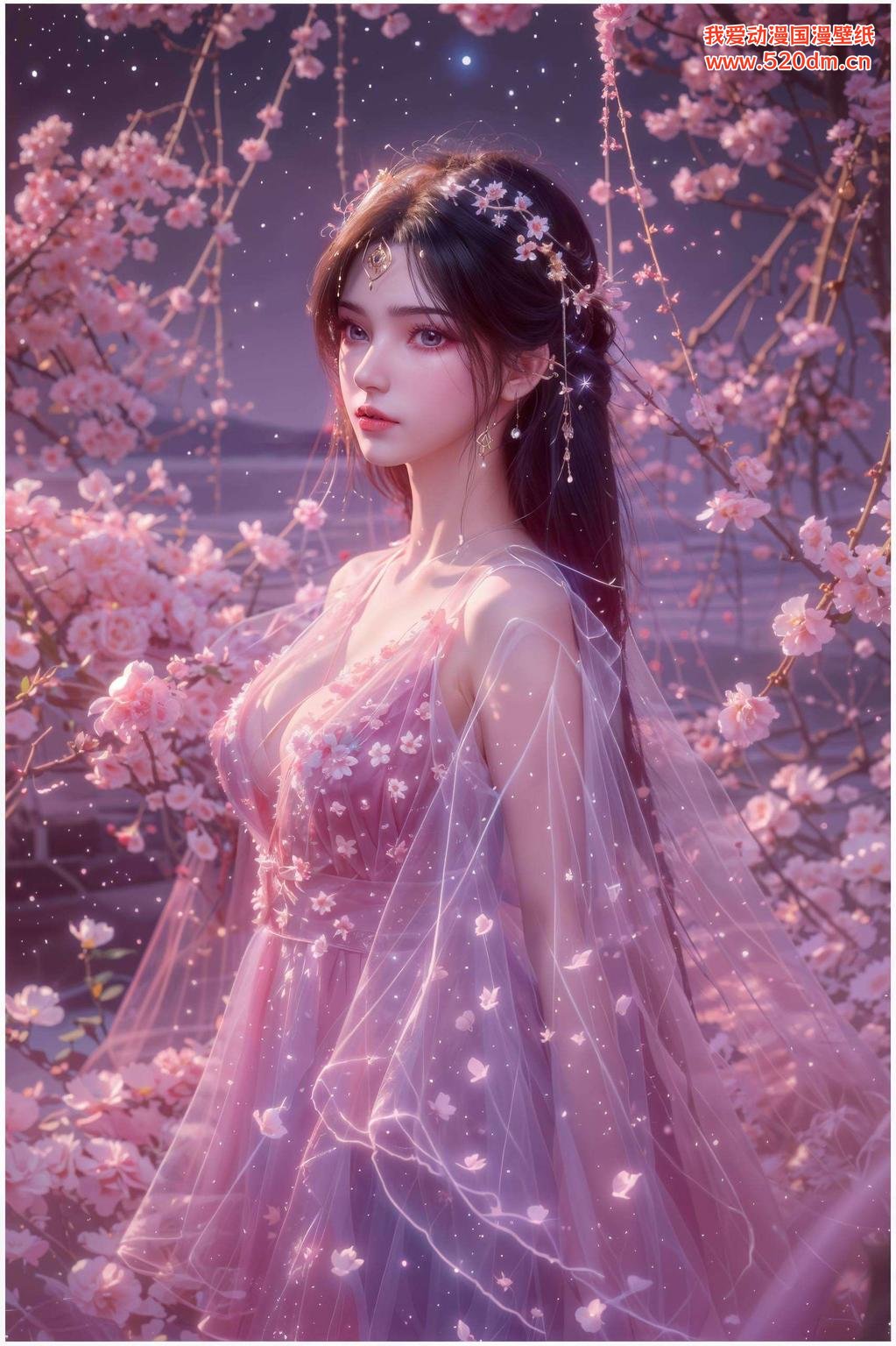 这款唯美苹果手机壁纸李慕婉