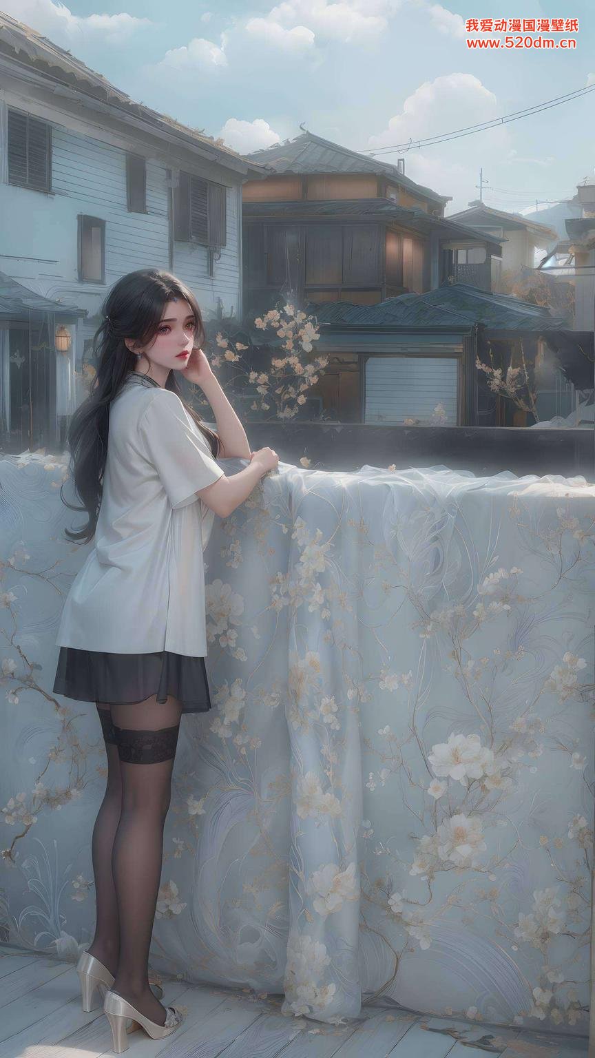 慕婉长腿风采尽显绿色清新