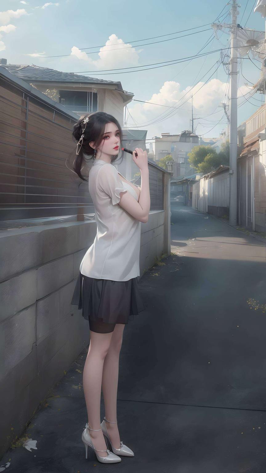今天给大家带来一款超赞的护眼电脑动画壁纸！这款壁纸以李慕婉AI的二次元形象为主题生动的表情
