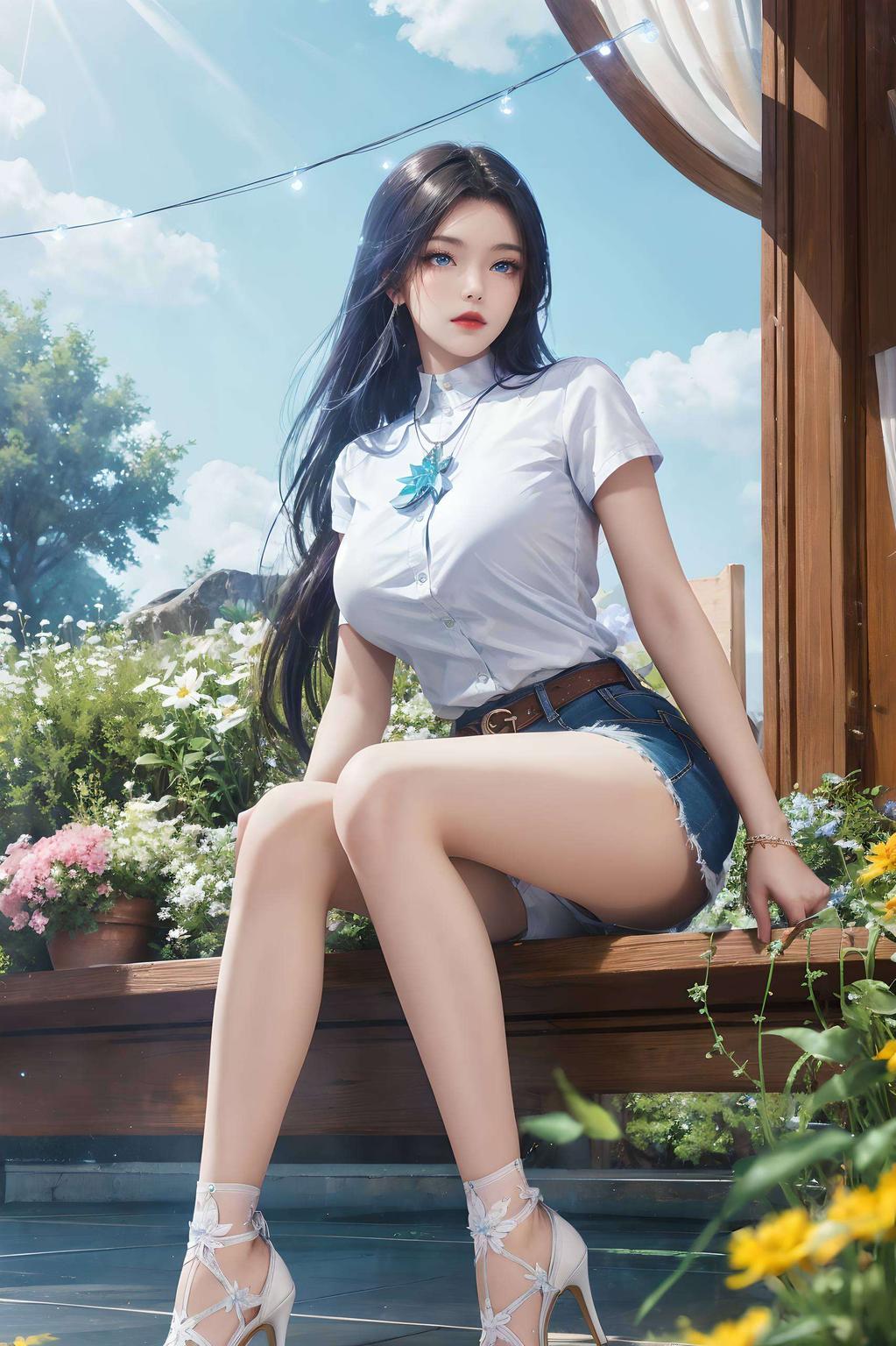 简洁至极！白底之上凌落宸静静绽放