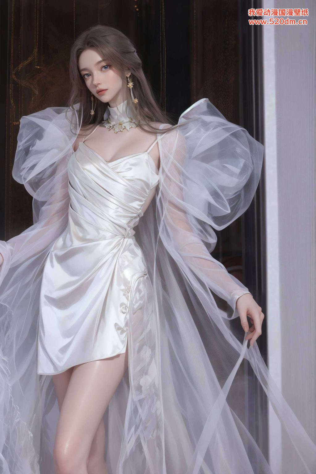 高清壁纸秀！这款紫色主题的竖屏ipad桌面装饰细节满分