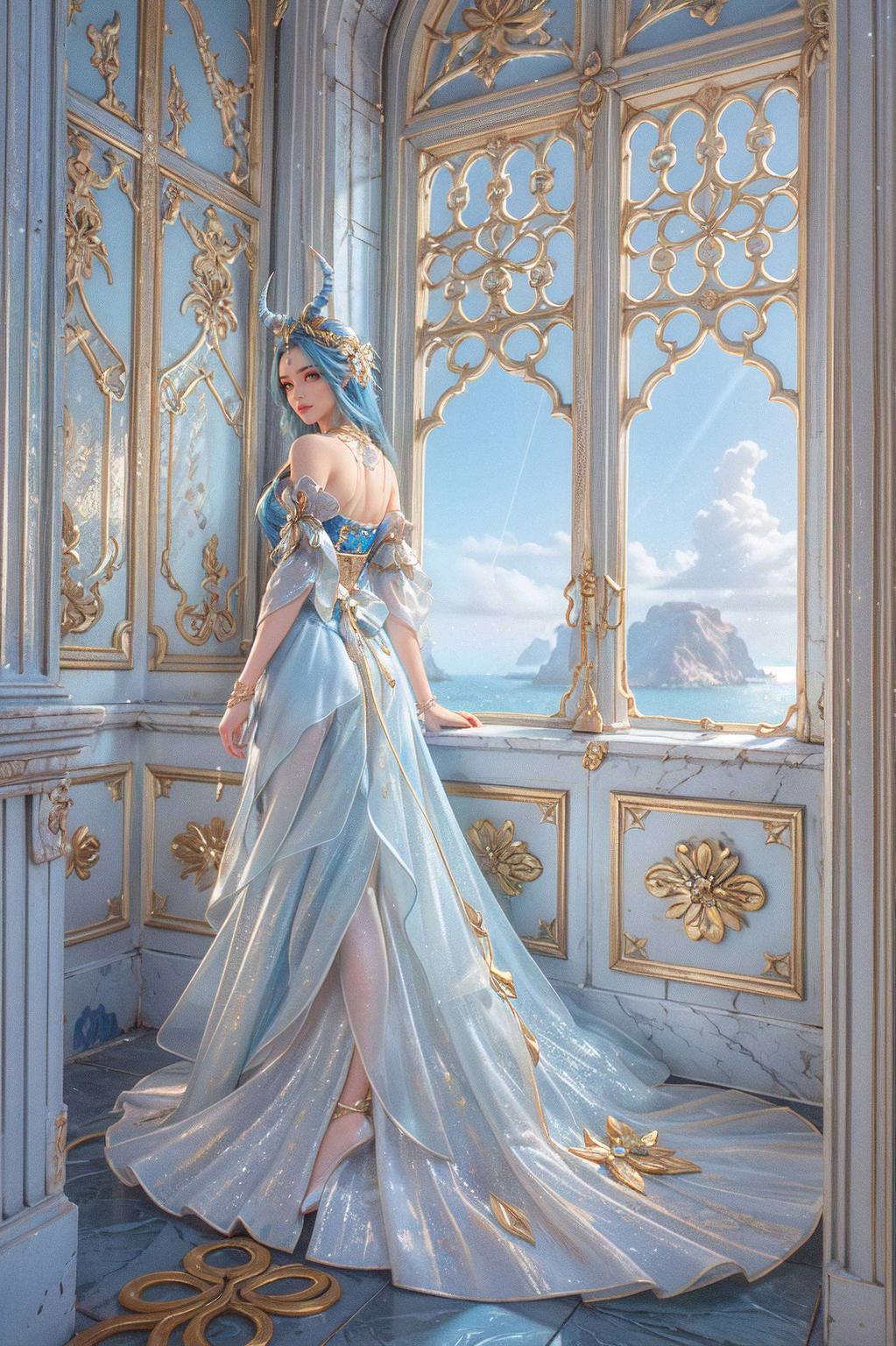 让你的iPad瞬间变身二次元仙境AI素材打造