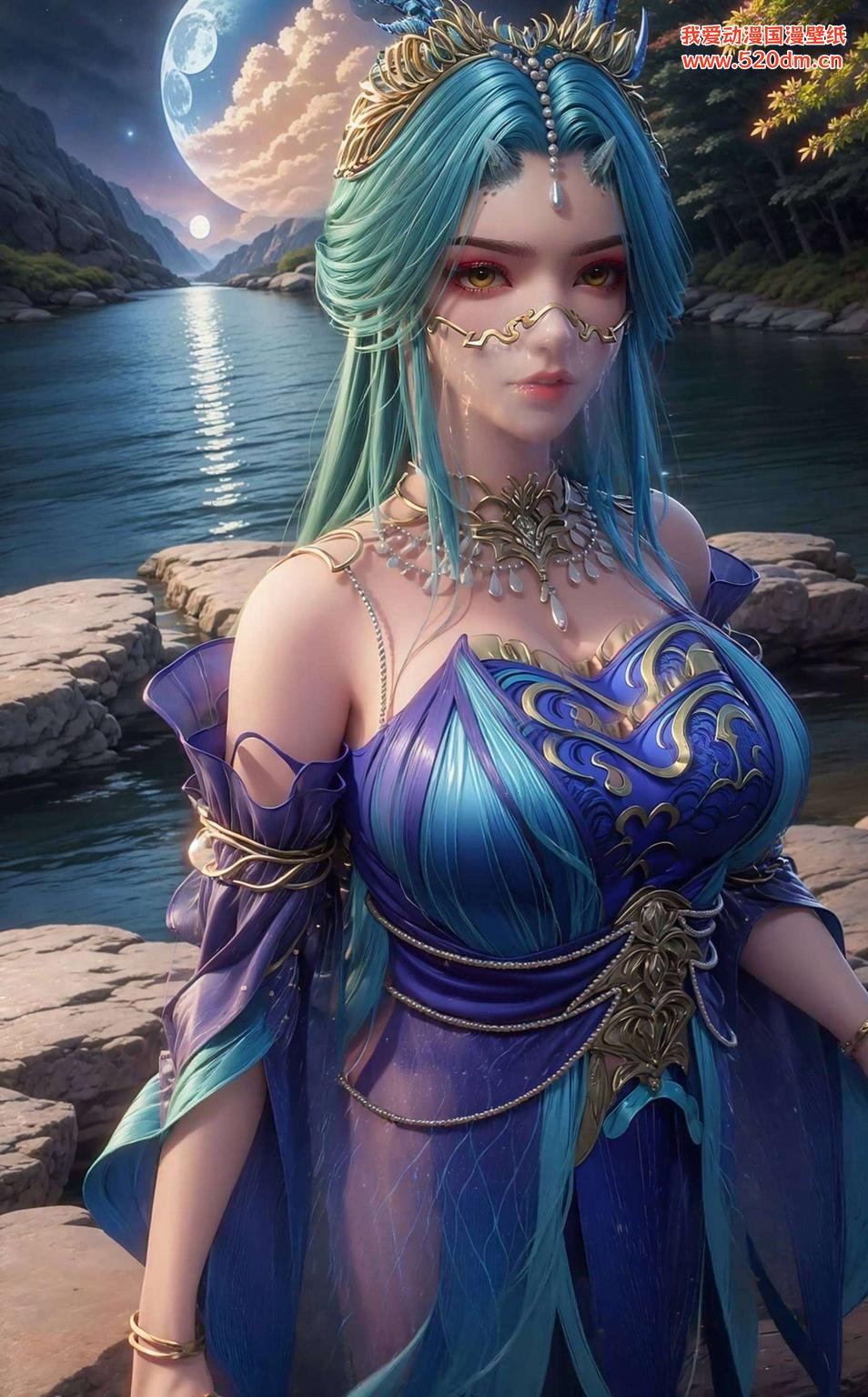 4K画质火红鳞片