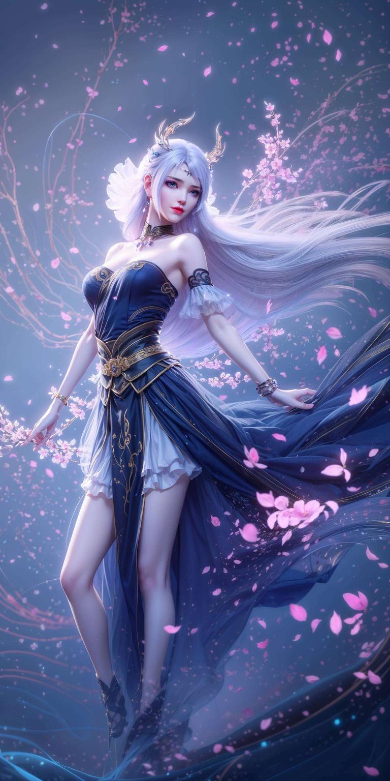 来自国漫界的女神——洛璃！看这动态图大家好！今天给大家带来一款超美的护眼iPhone壁纸