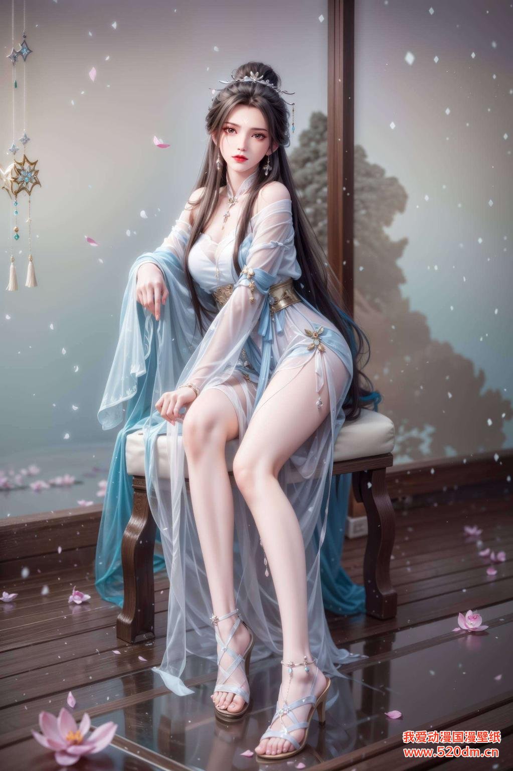 美得让人心醉神迷清冷如霜