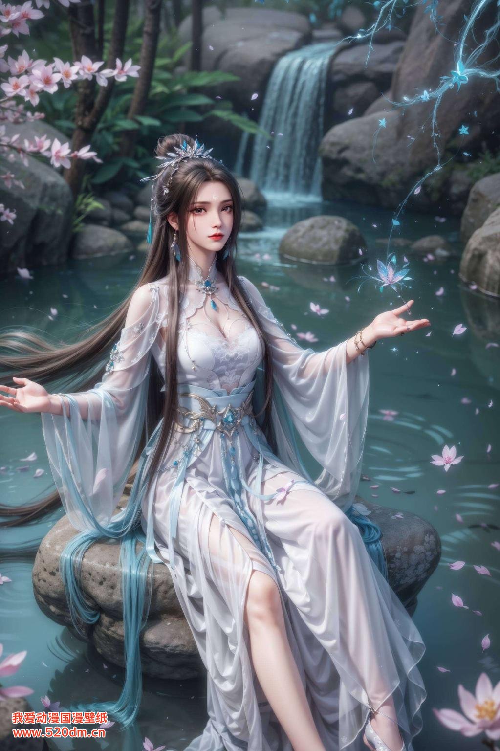 专为Win10和手机打造！陆雪琪与大葱君同框浪漫满屏！高清唯美
