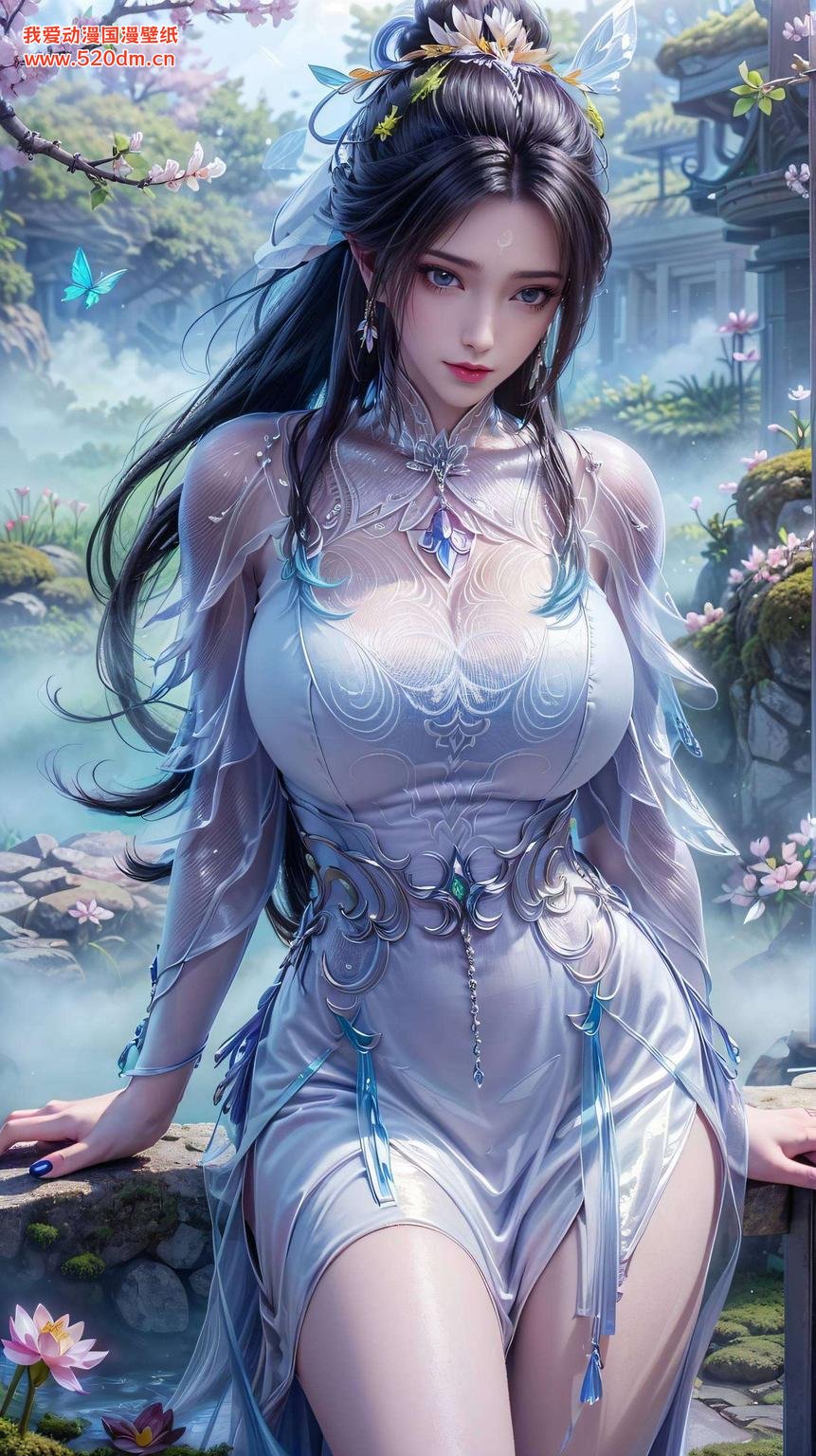 这期特集给大家带来的是古风持剑陆雪琪的电脑壁纸风华绝代