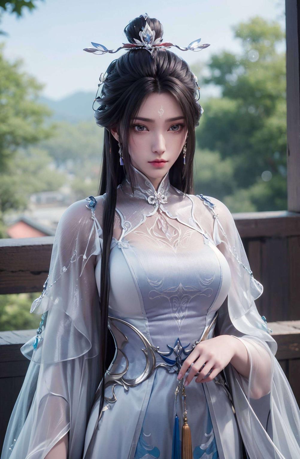 更显神秘与高贵背景中的幽蓝星空