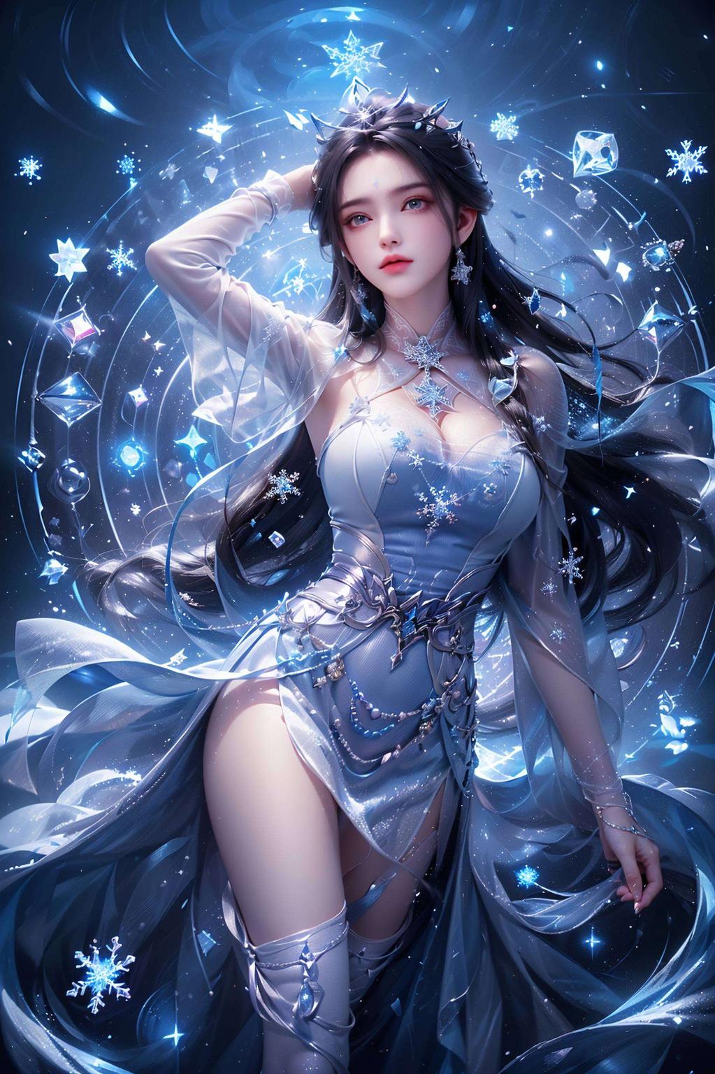 让陆雪琪的仙姿映入眼帘仙气逼人