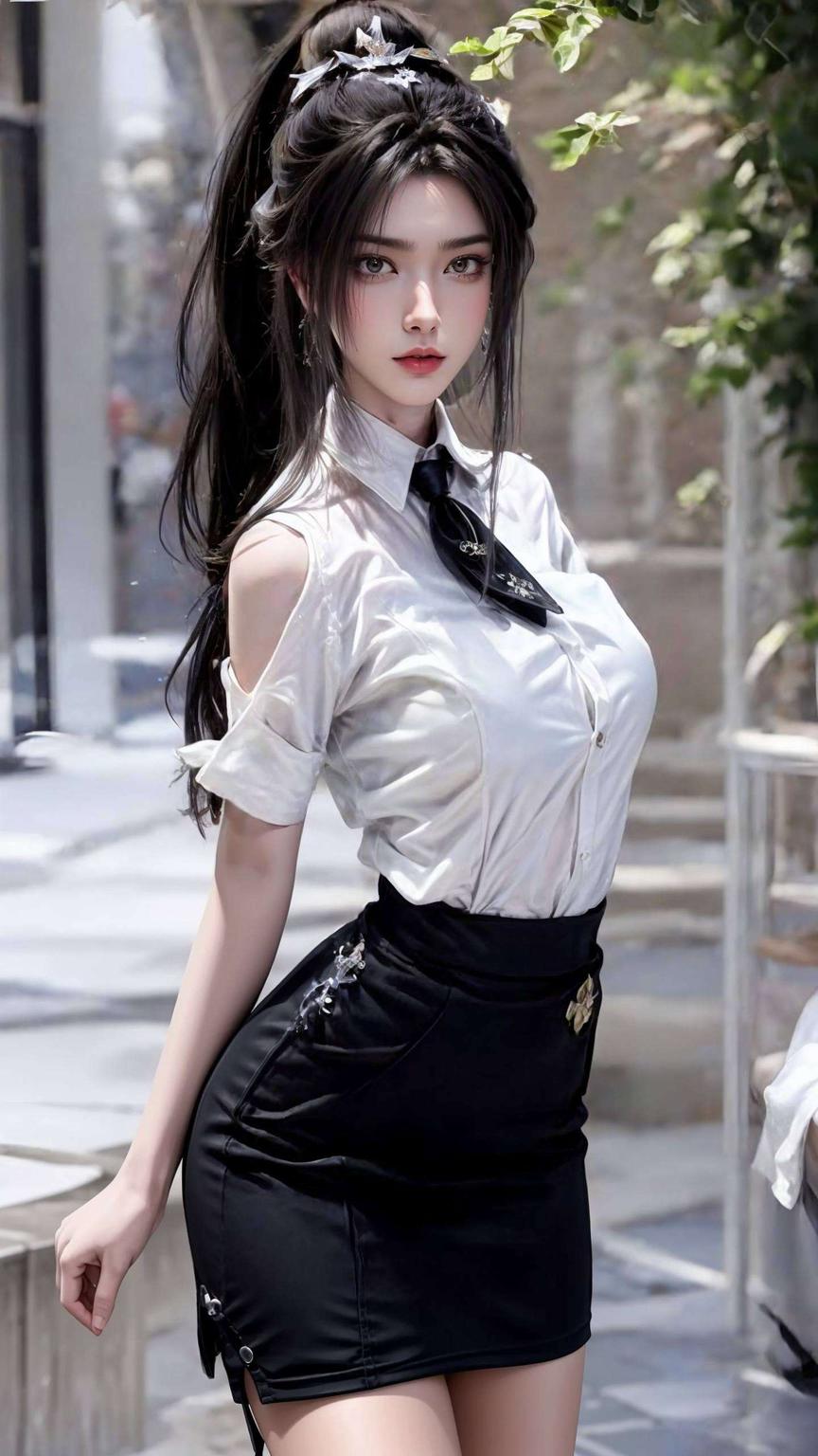 看这细腻的笔触陆雪琪的仙气十足