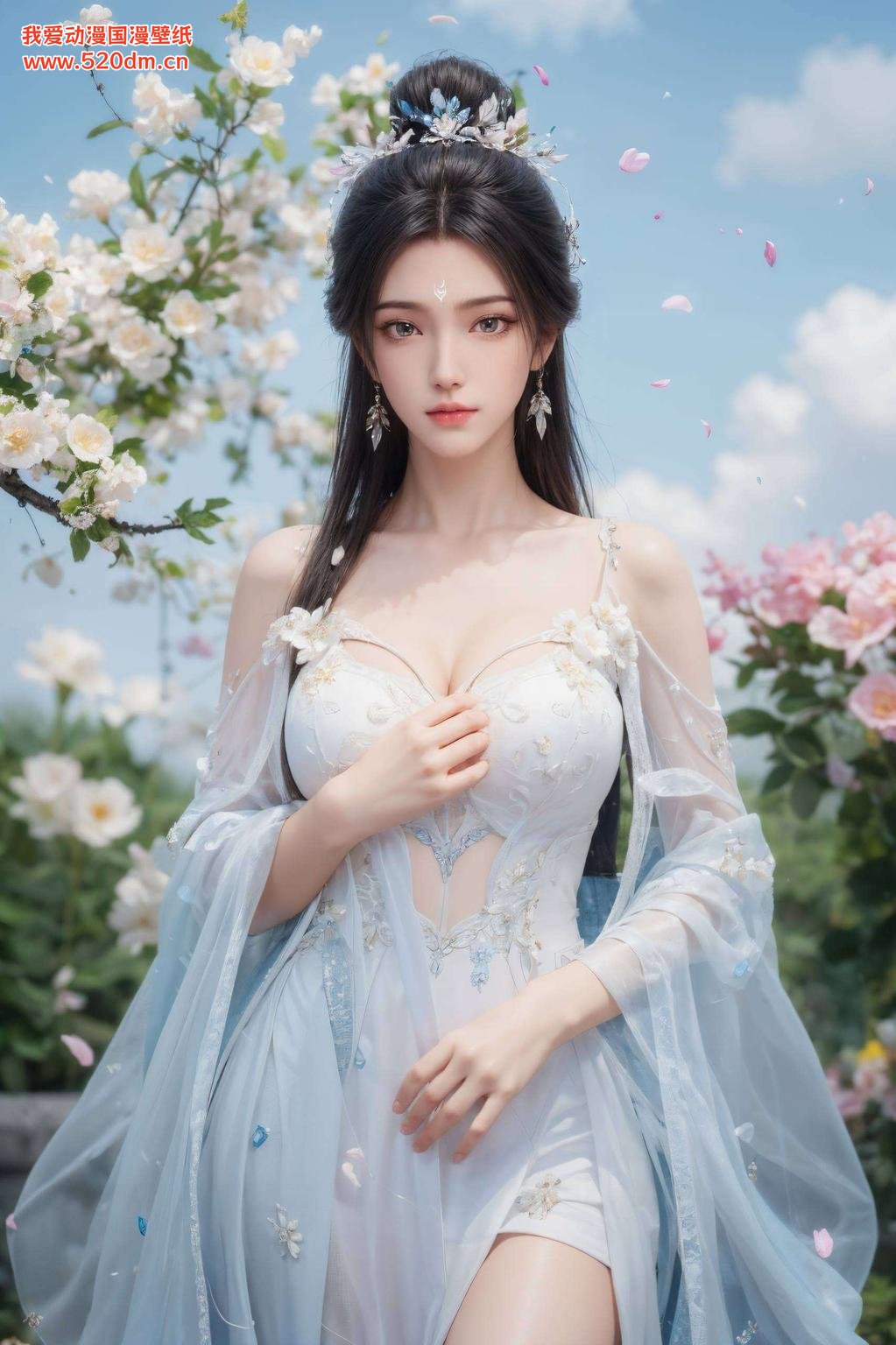 剑光如水高清呈现陆雪琪背剑英姿