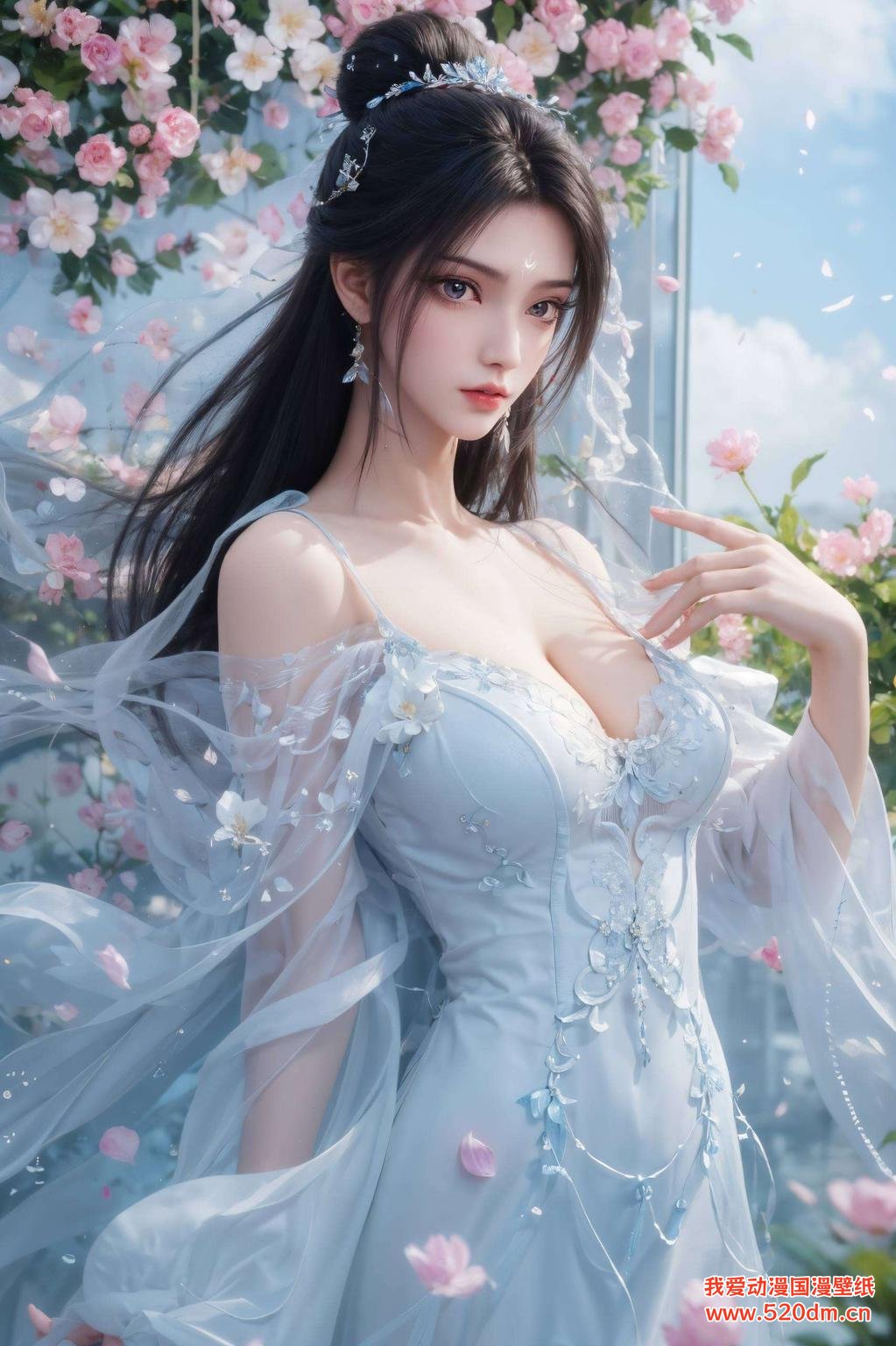 仙气十足简直是女生护眼壁纸的完美选择！高清宽屏
