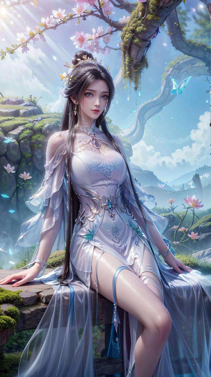 眼神坚定美得让人心动！雪琪剑指苍穹
