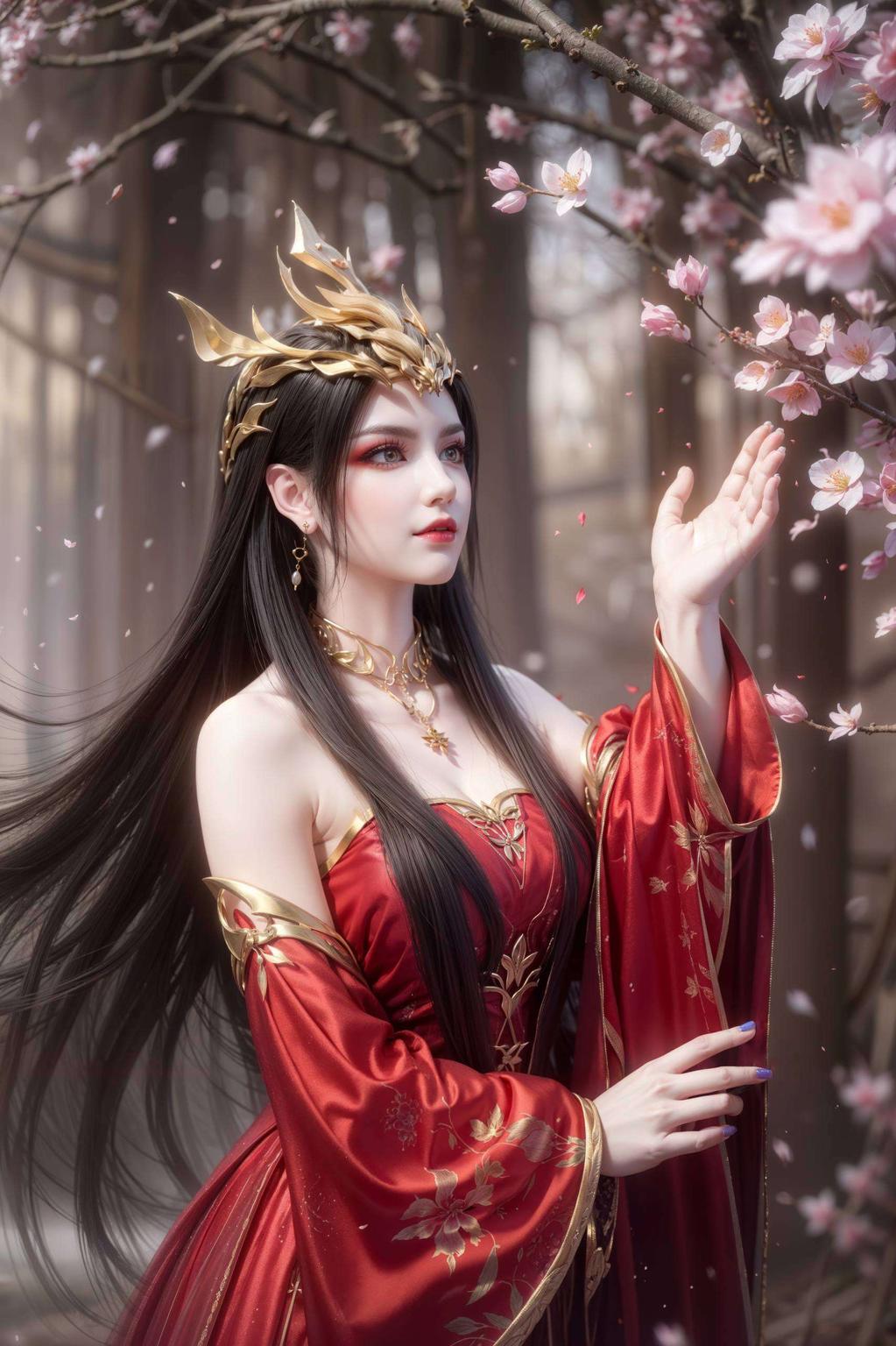 绿意盎然的背景中快来体验这份独特魅力吧！