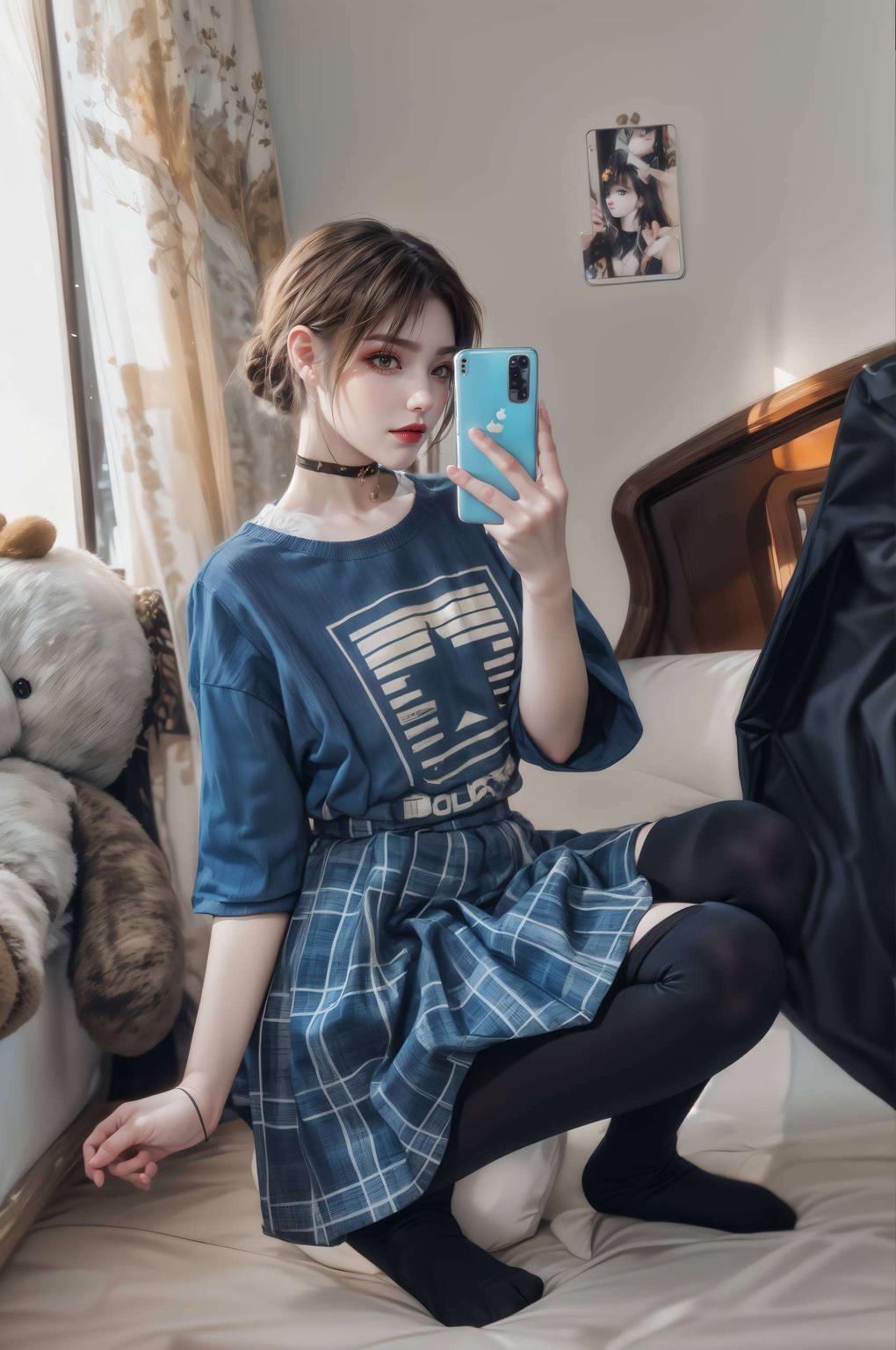 眼神深邃让你的手机桌面焕发异样光彩！