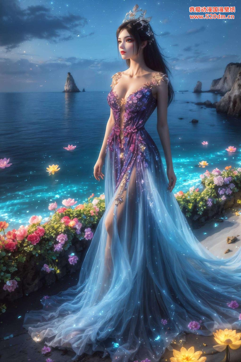 唯美iPhone壁纸尽显蛇女之美