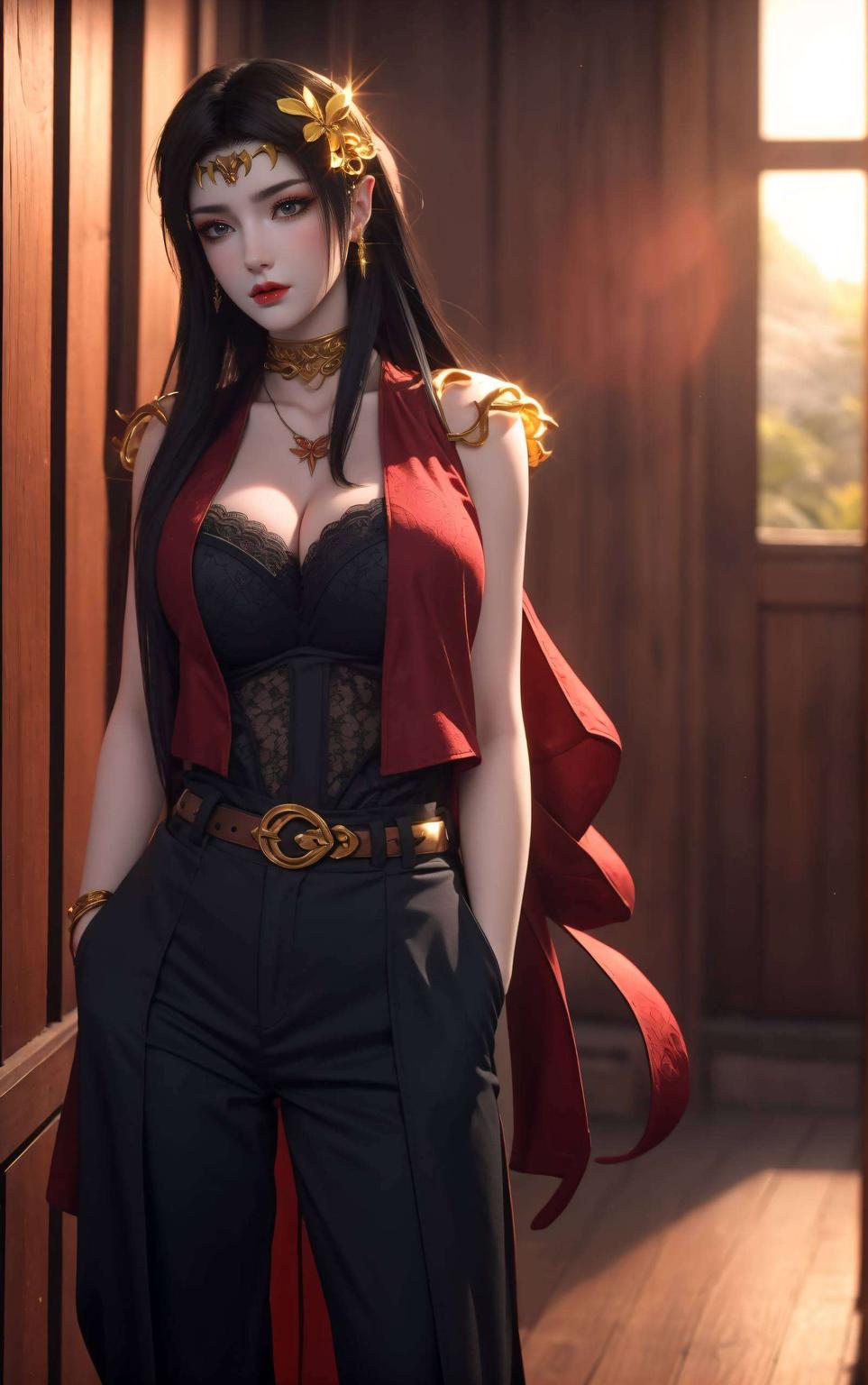 以清新的绿色为基调可爱的美杜莎形象灵动呈现