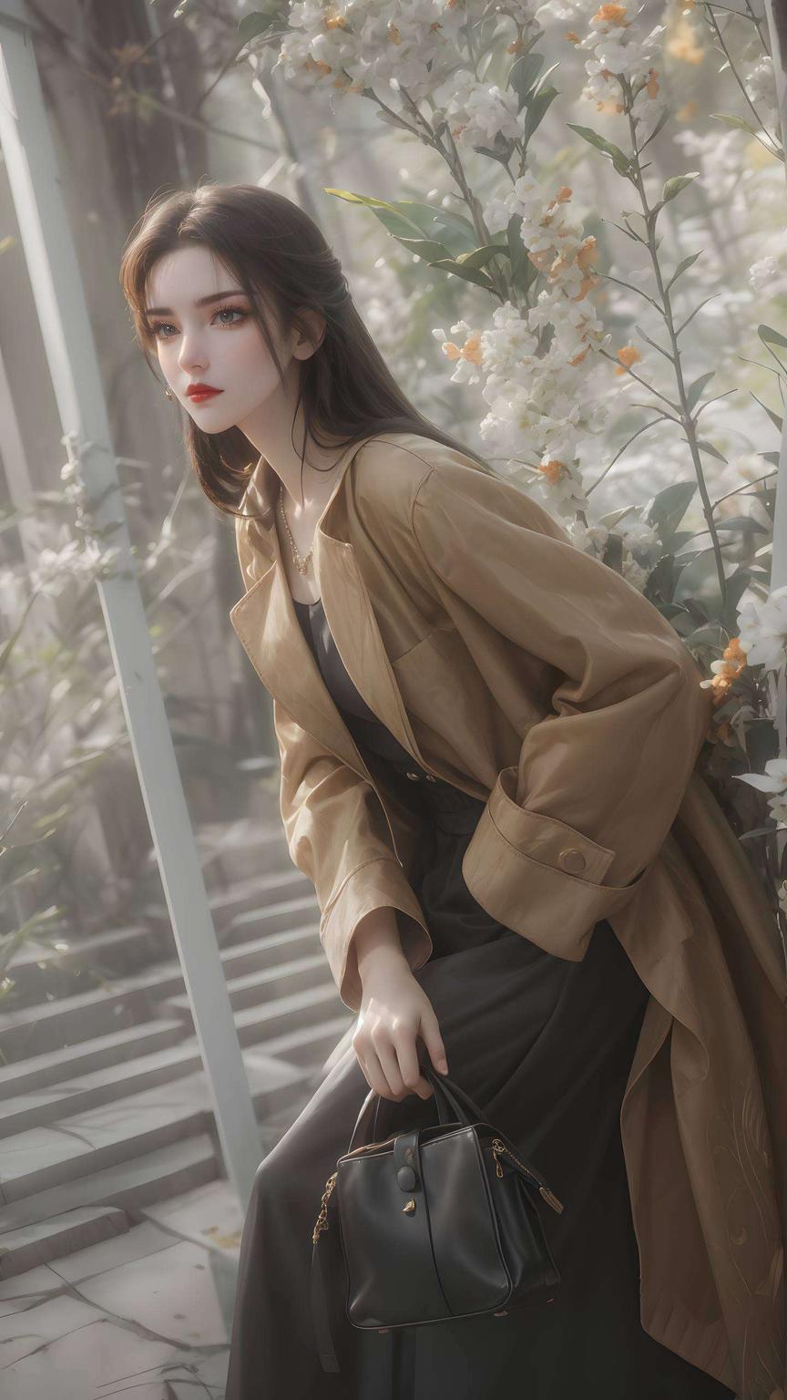 这幅桌面壁纸捕捉了她那令人震撼的精细神态尽显女王风范！