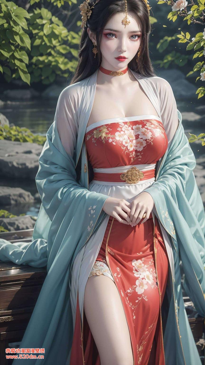 让手机也跟着美美哒！墨云女神驾到！这款国漫风横版壁纸