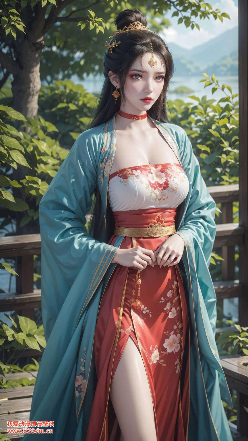 墨色渲染4K超清侧脸壁纸