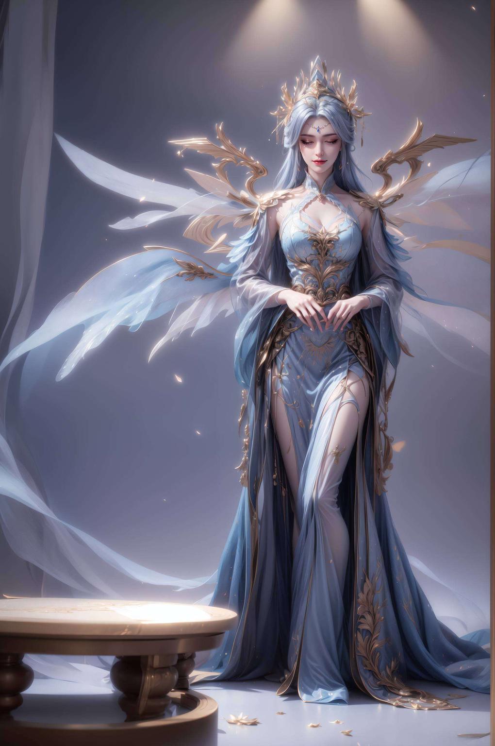 美得让人心动让你秒变宁雨蝶的迷妹！粉色花瓣围绕