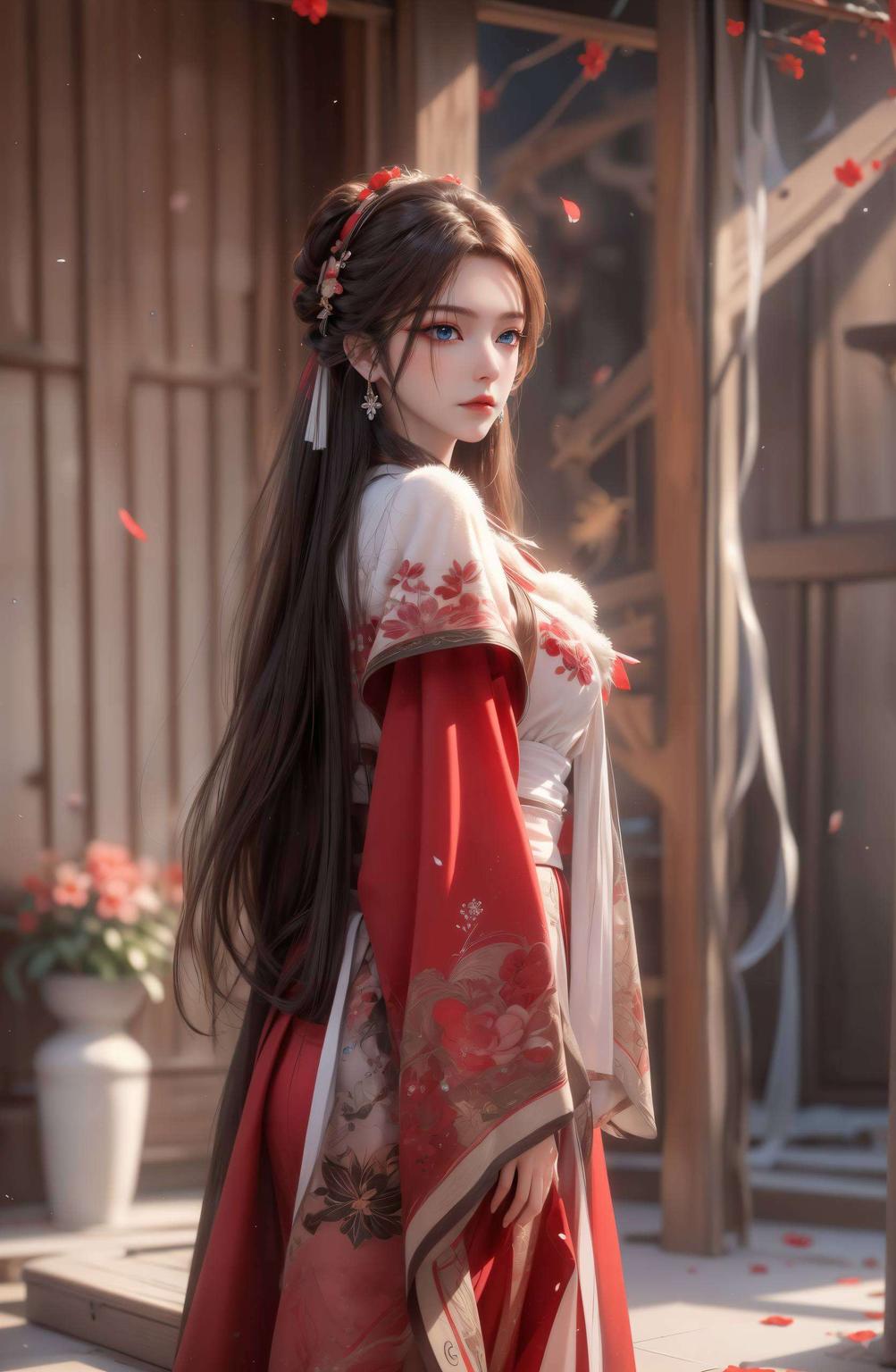 看这细腻的线条蔷薇女神变得更漂亮啦