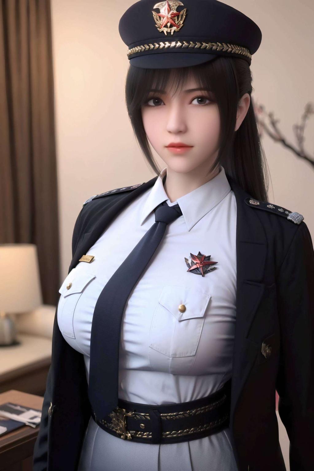 细节丰富让琪琳的英姿在桌面绽放